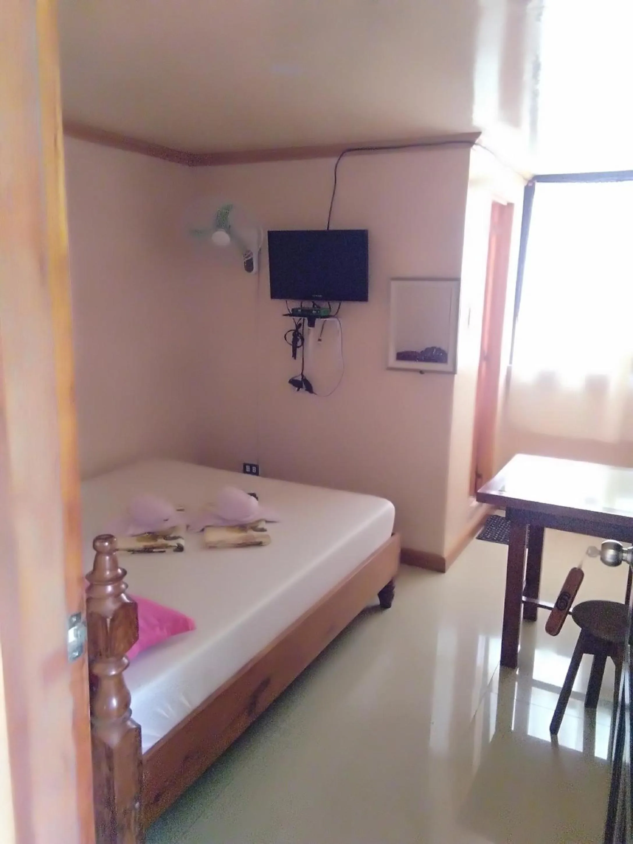 Bed in D'MESA Seacretlodge and Restaurant