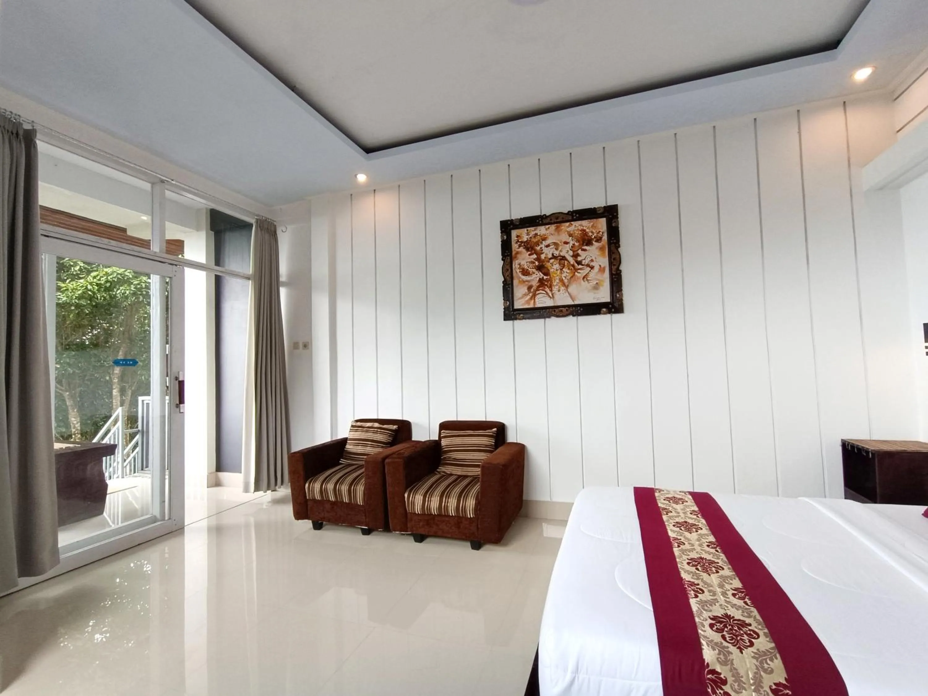 Bed in La Montaña Bali & Spa