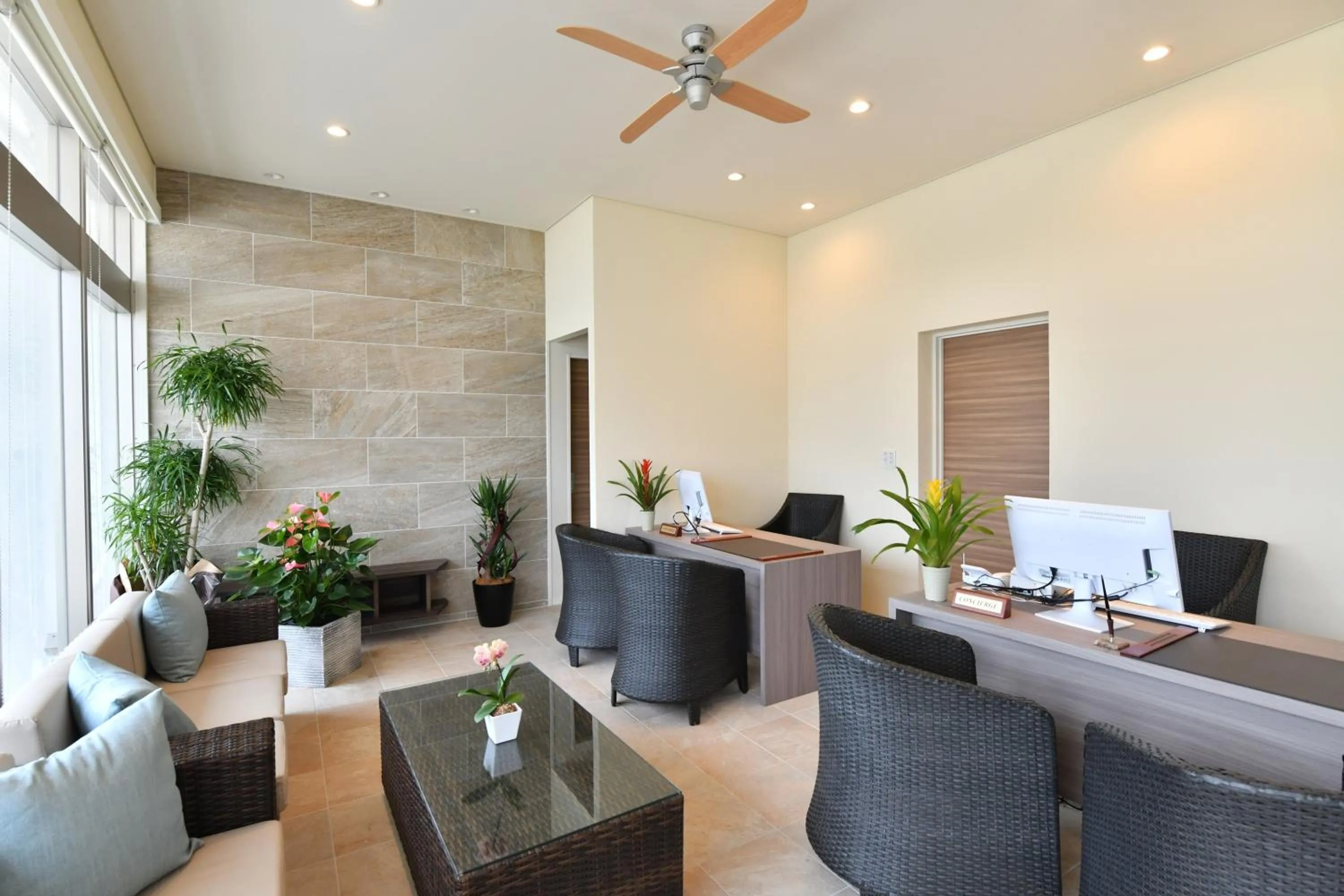 Lobby or reception in Feliz Villa Suite Irabujima Sawada