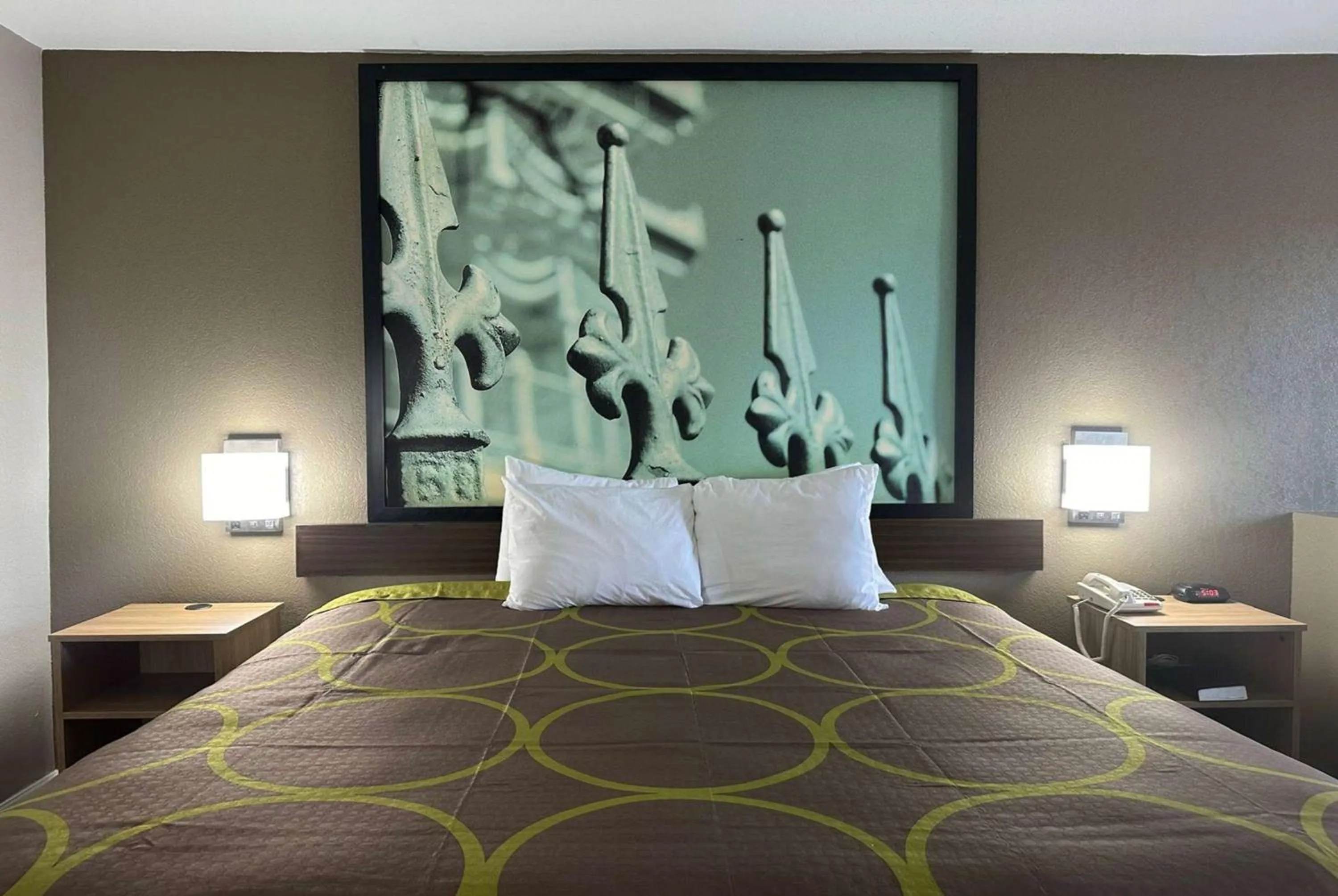 Bed in Super 8 by Wyndham Monroe