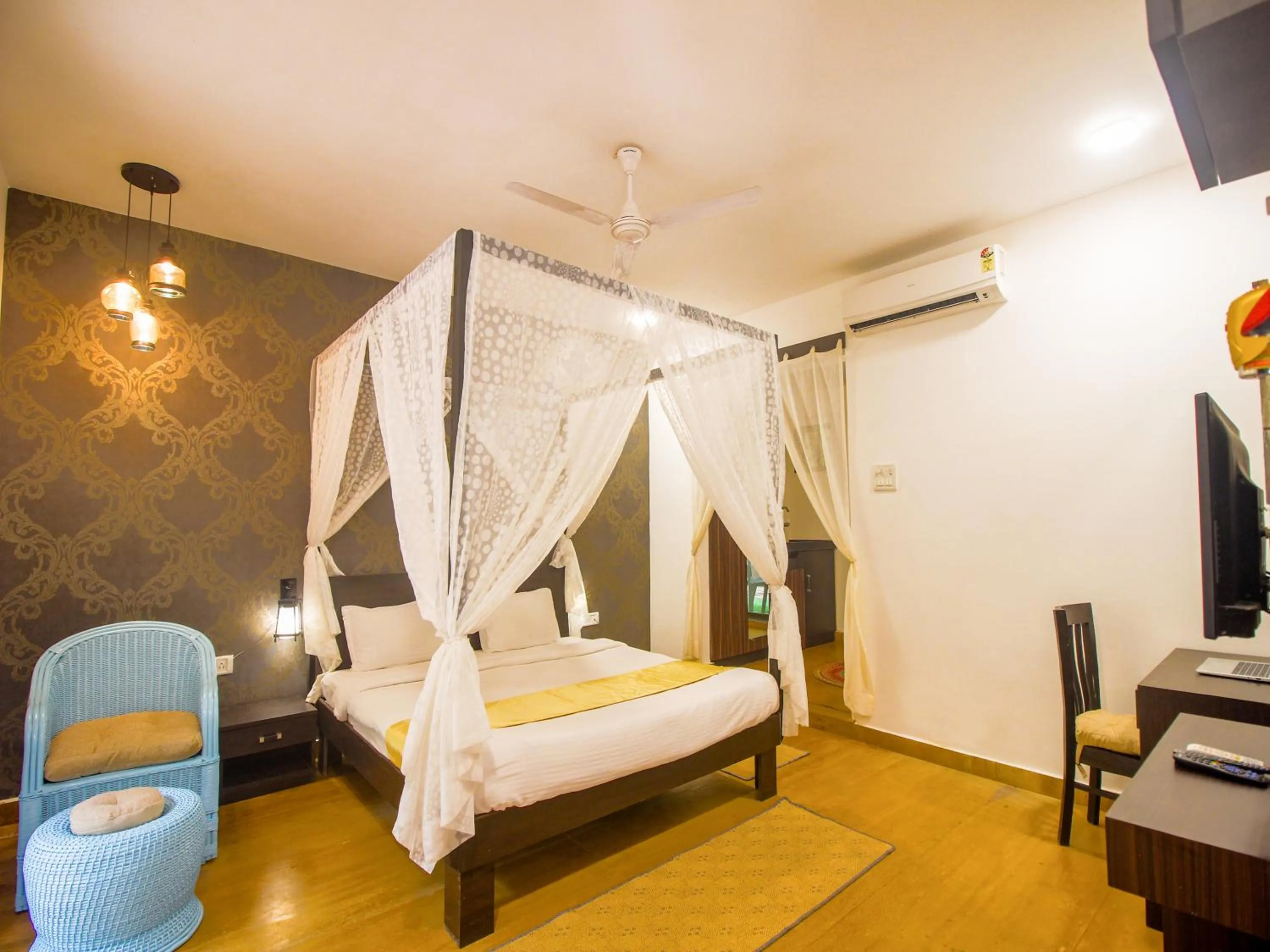 Photo of the whole room, Bed in Verandah - A Beautiful Story, Near Anjuna Beach