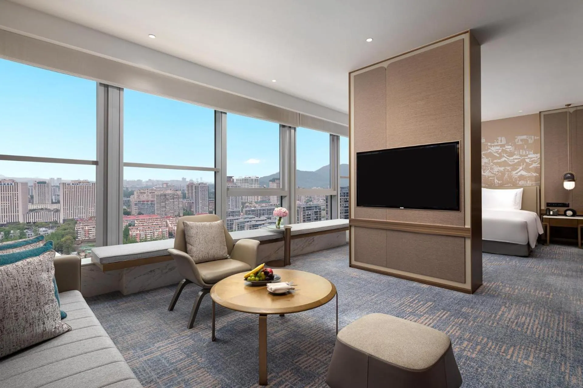 Bedroom, Bed in Kempinski Hotel Nanjing