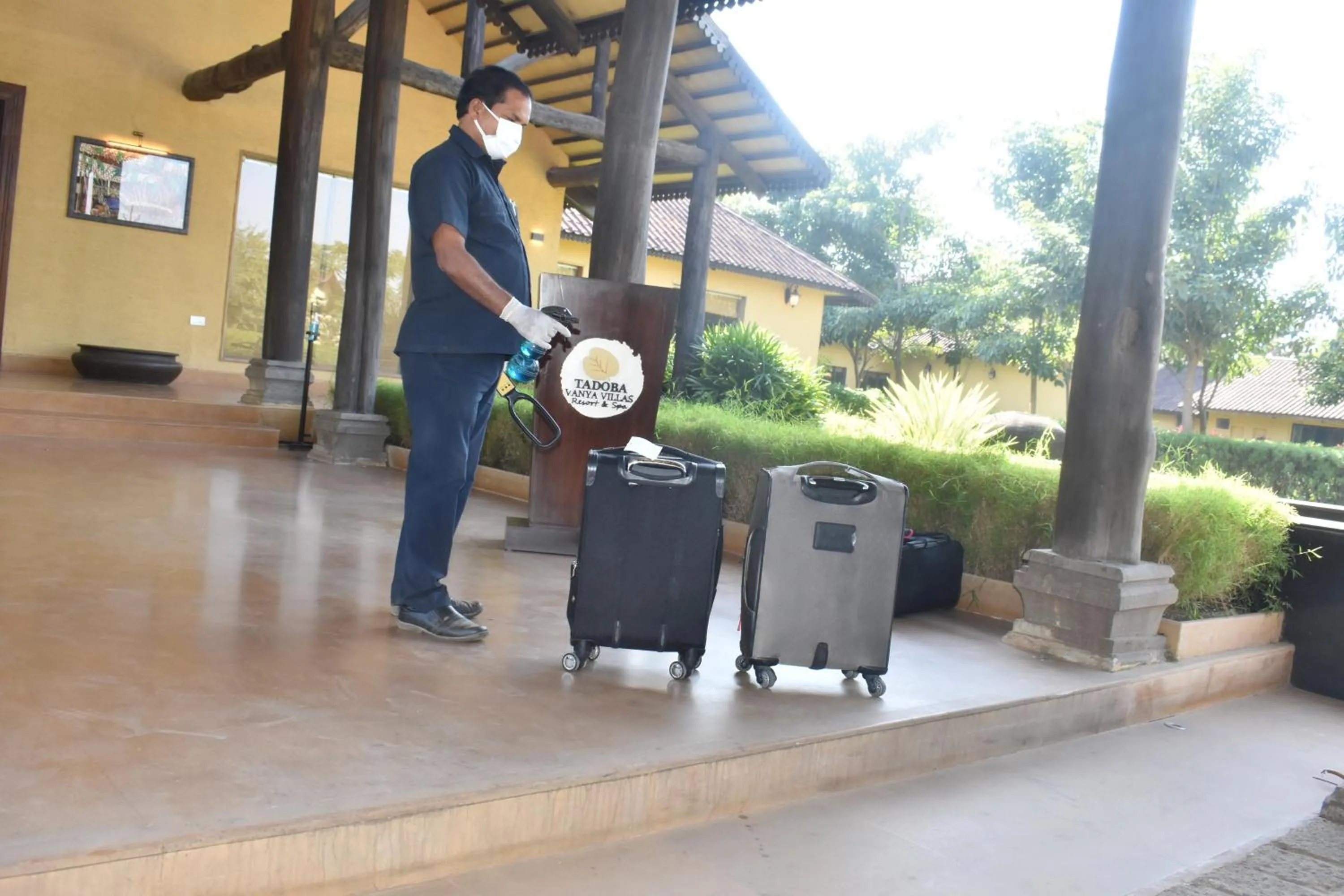 Staff in WelcomHeritage Tadoba Vanya Villas Resort & Spa