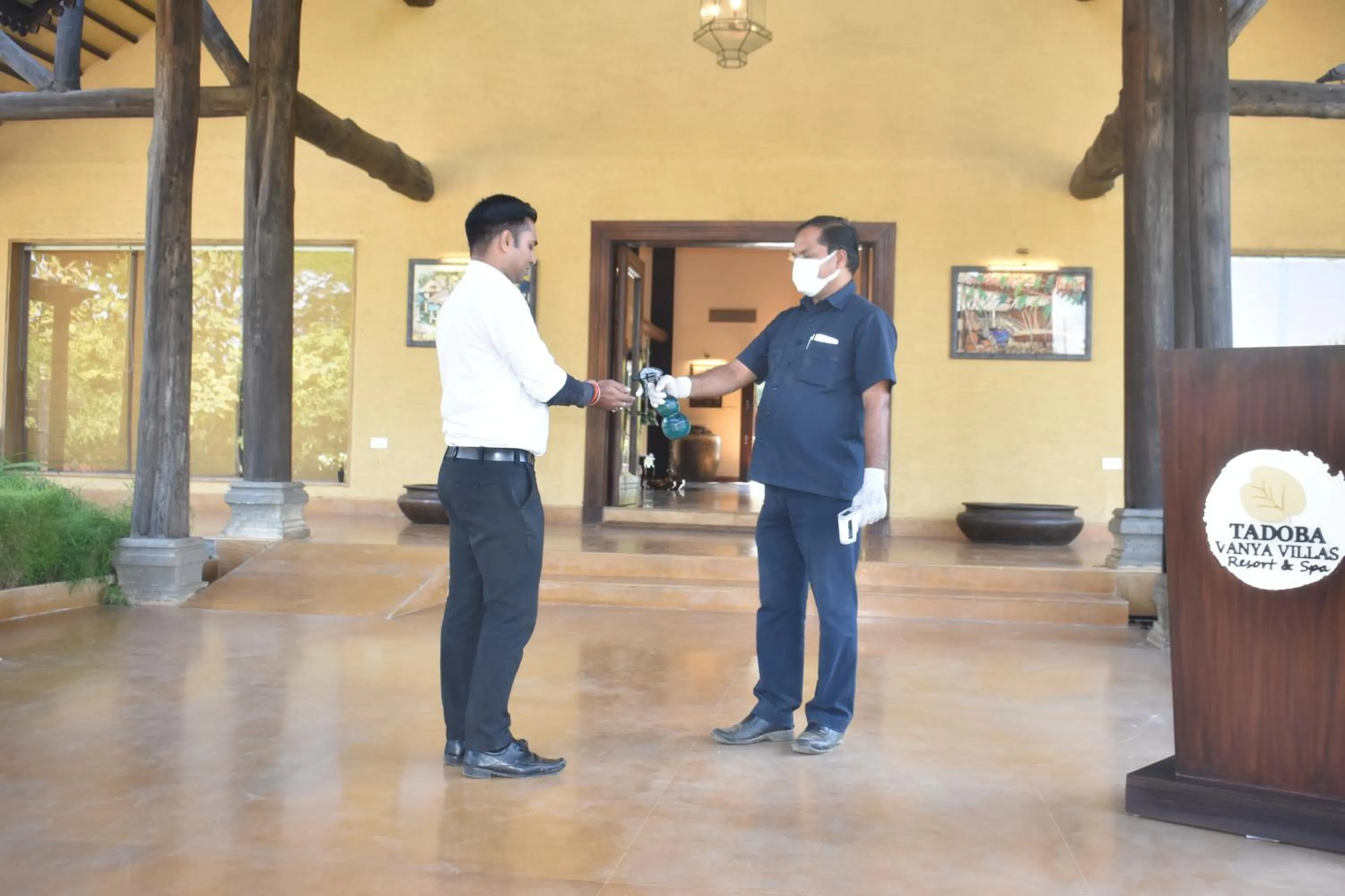 Staff in WelcomHeritage Tadoba Vanya Villas Resort & Spa