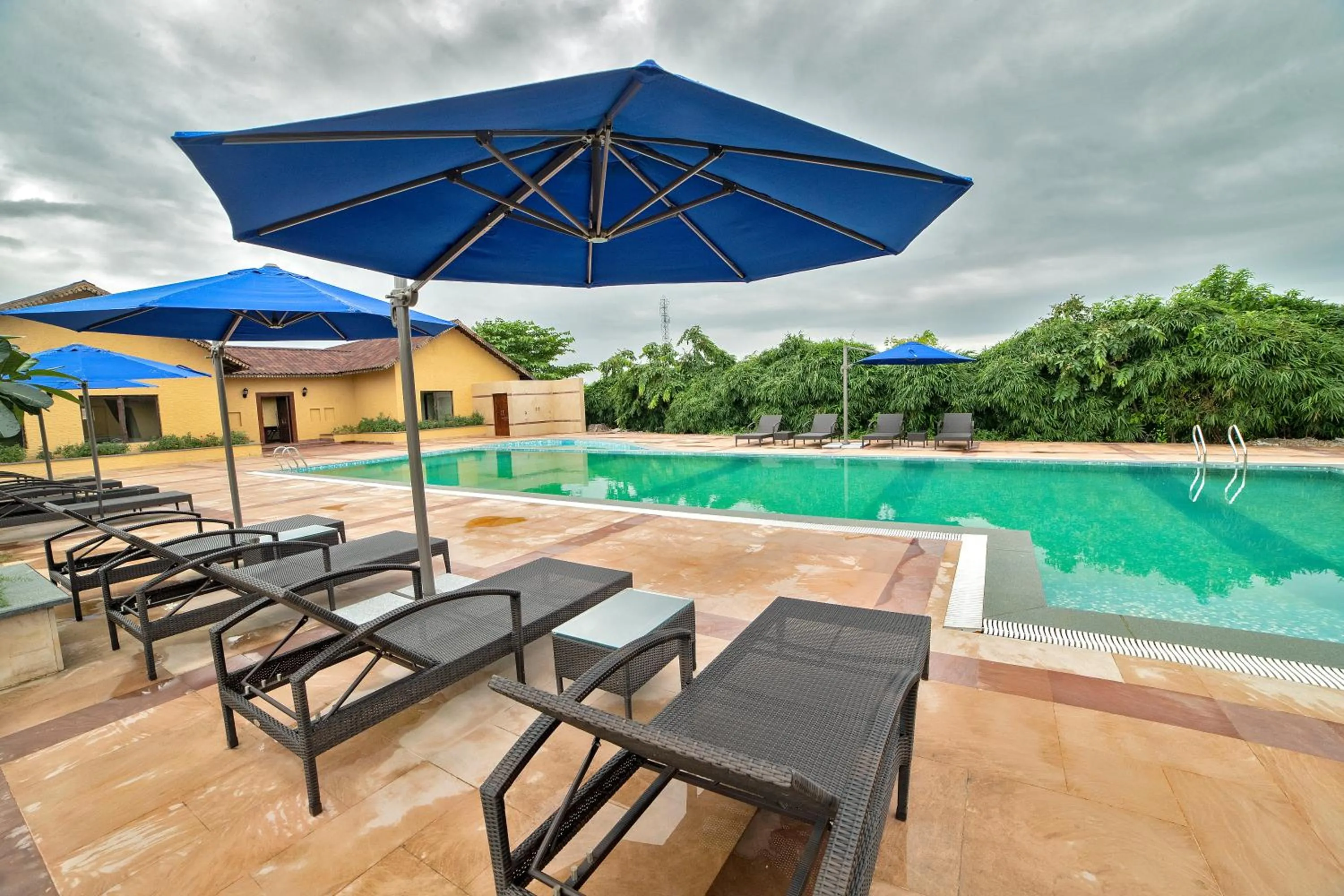 Swimming pool in WelcomHeritage Tadoba Vanya Villas Resort & Spa