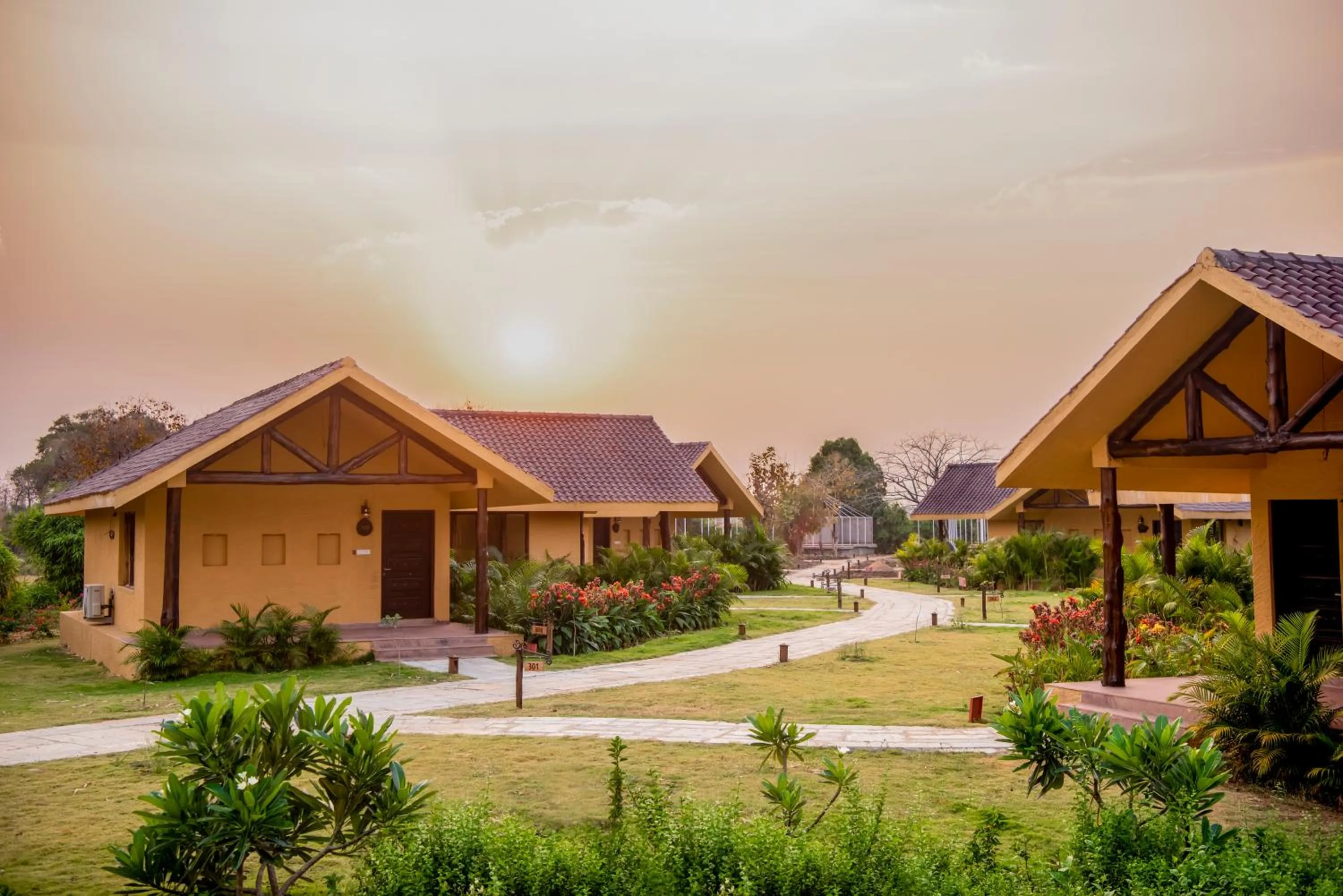 Property building in WelcomHeritage Tadoba Vanya Villas Resort & Spa