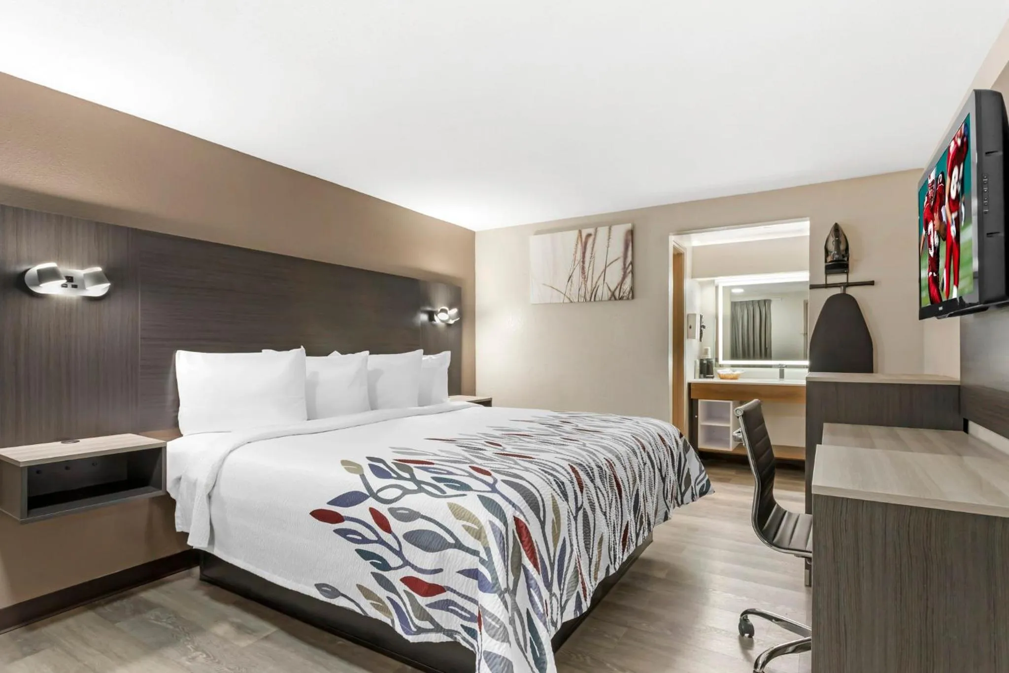 Bedroom, Bed in Red Roof Inn Hope