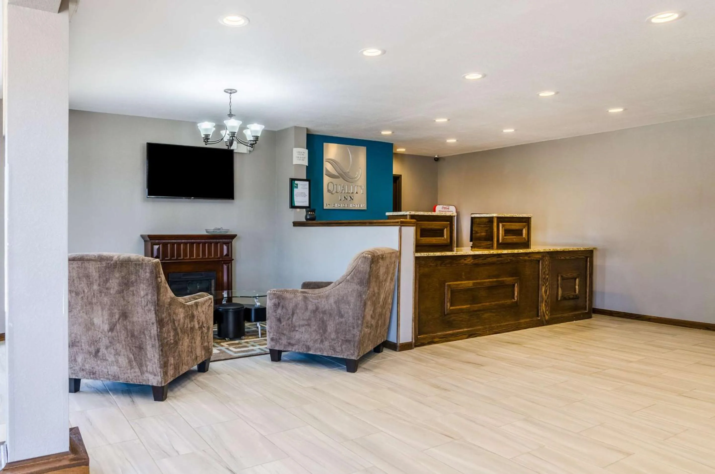 Lobby or reception in Quality Inn Great Bend