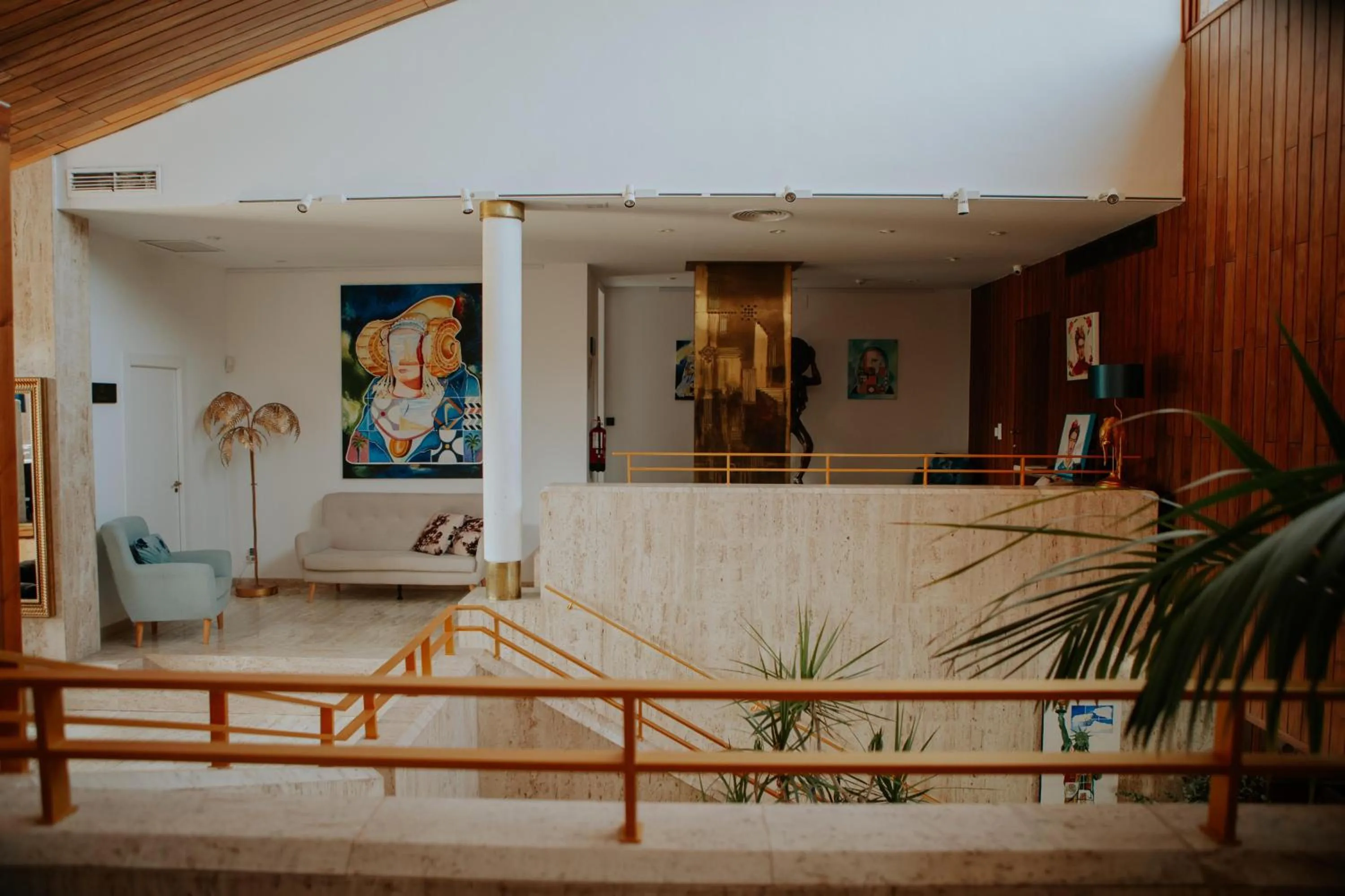 Lobby or reception in Hotel Boutique Hort de Nal