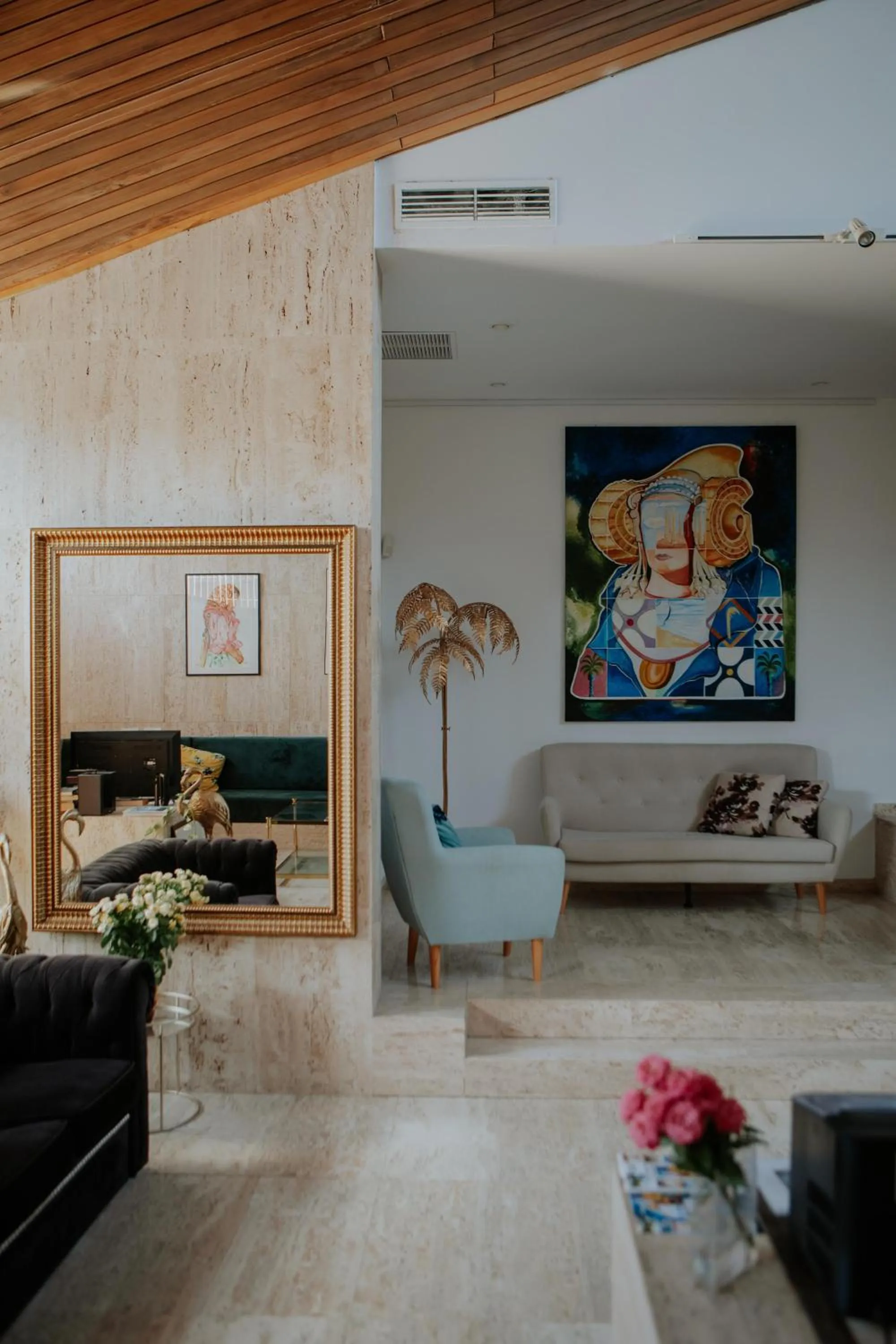 Lobby or reception in Hotel Boutique Hort de Nal