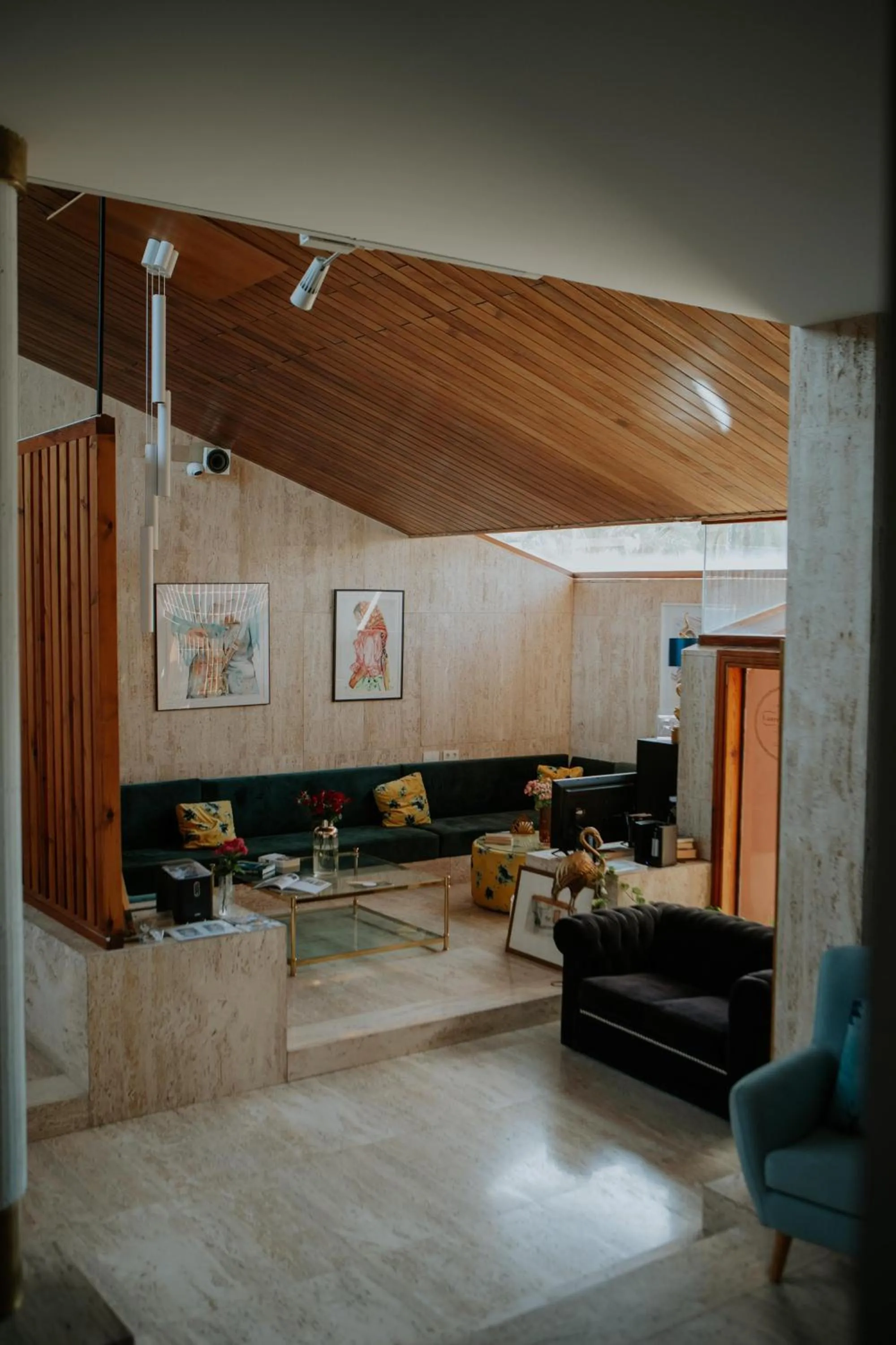 Lobby or reception in Hotel Boutique Hort de Nal