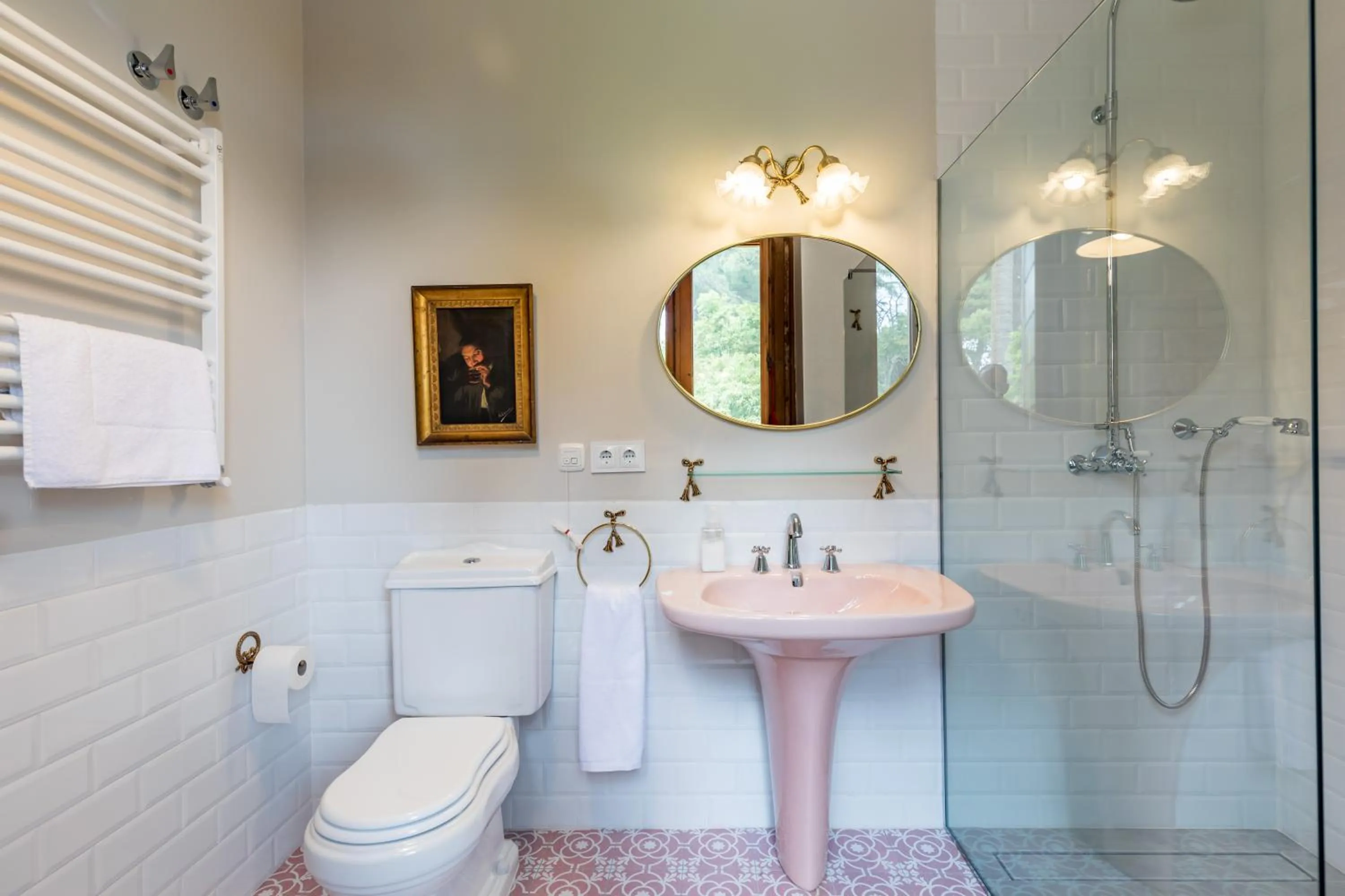 Bathroom in Alquería Calatrava B&B