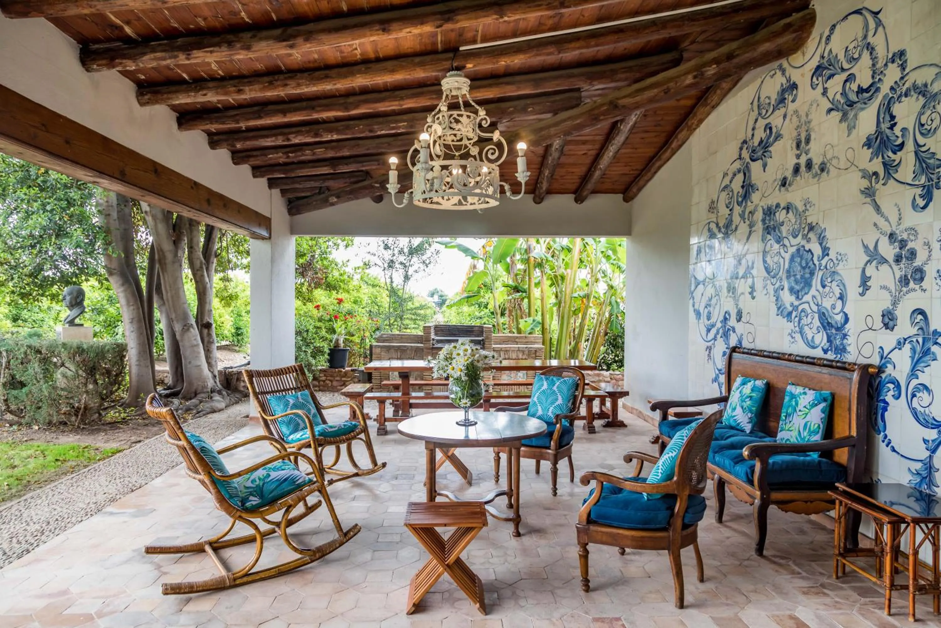 Patio in Alquería Calatrava B&B