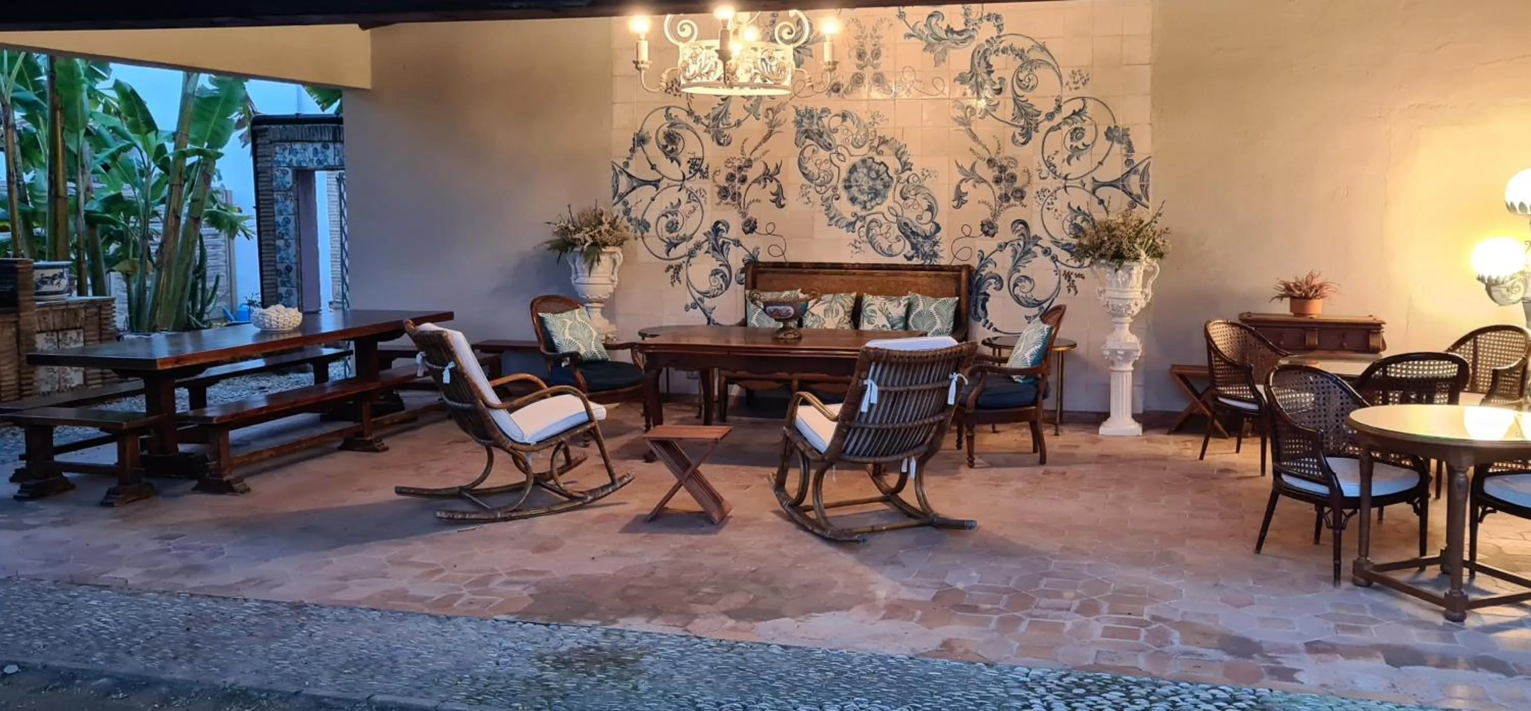 Patio in Alquería Calatrava B&B