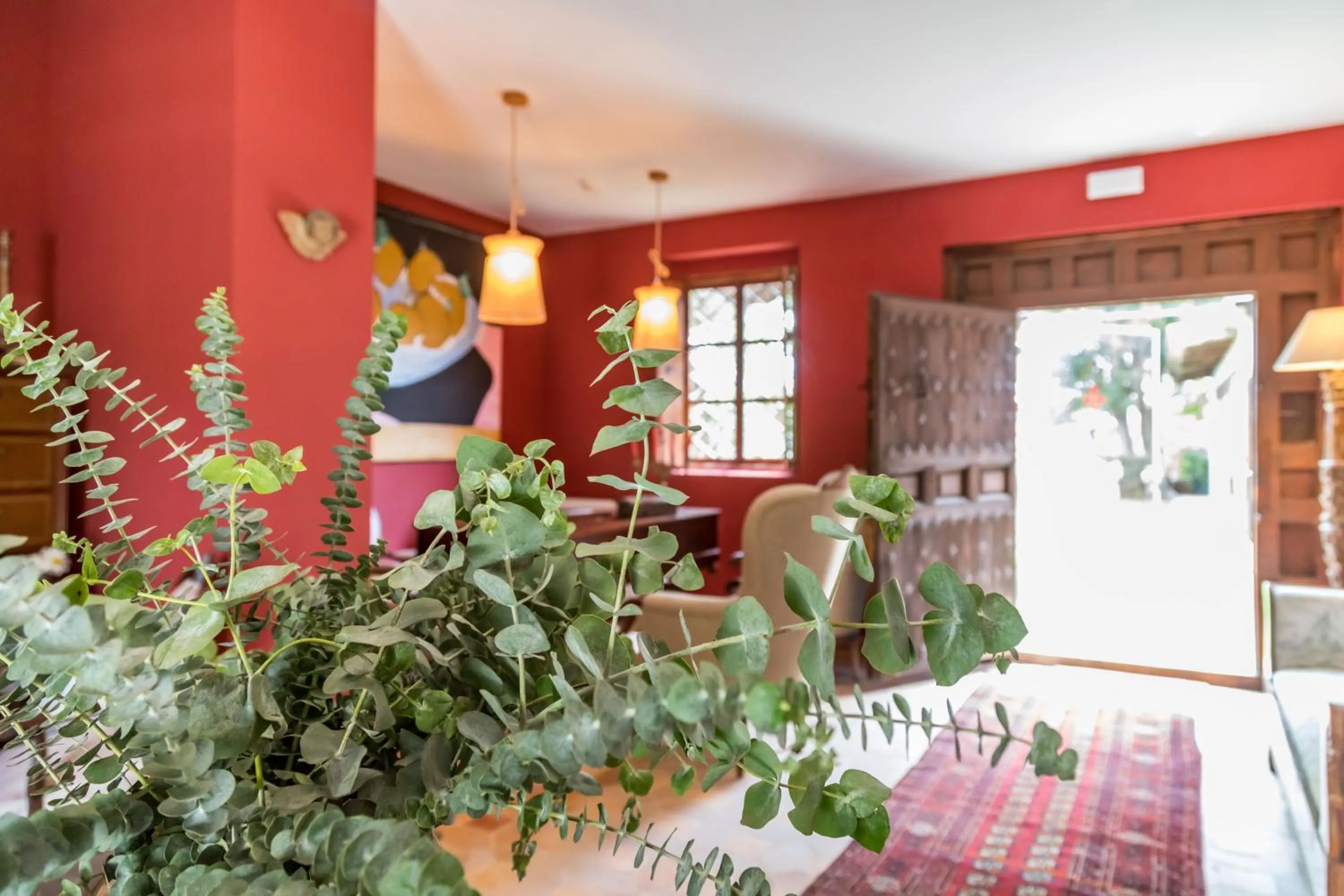 Lobby or reception in Alquería Calatrava B&B