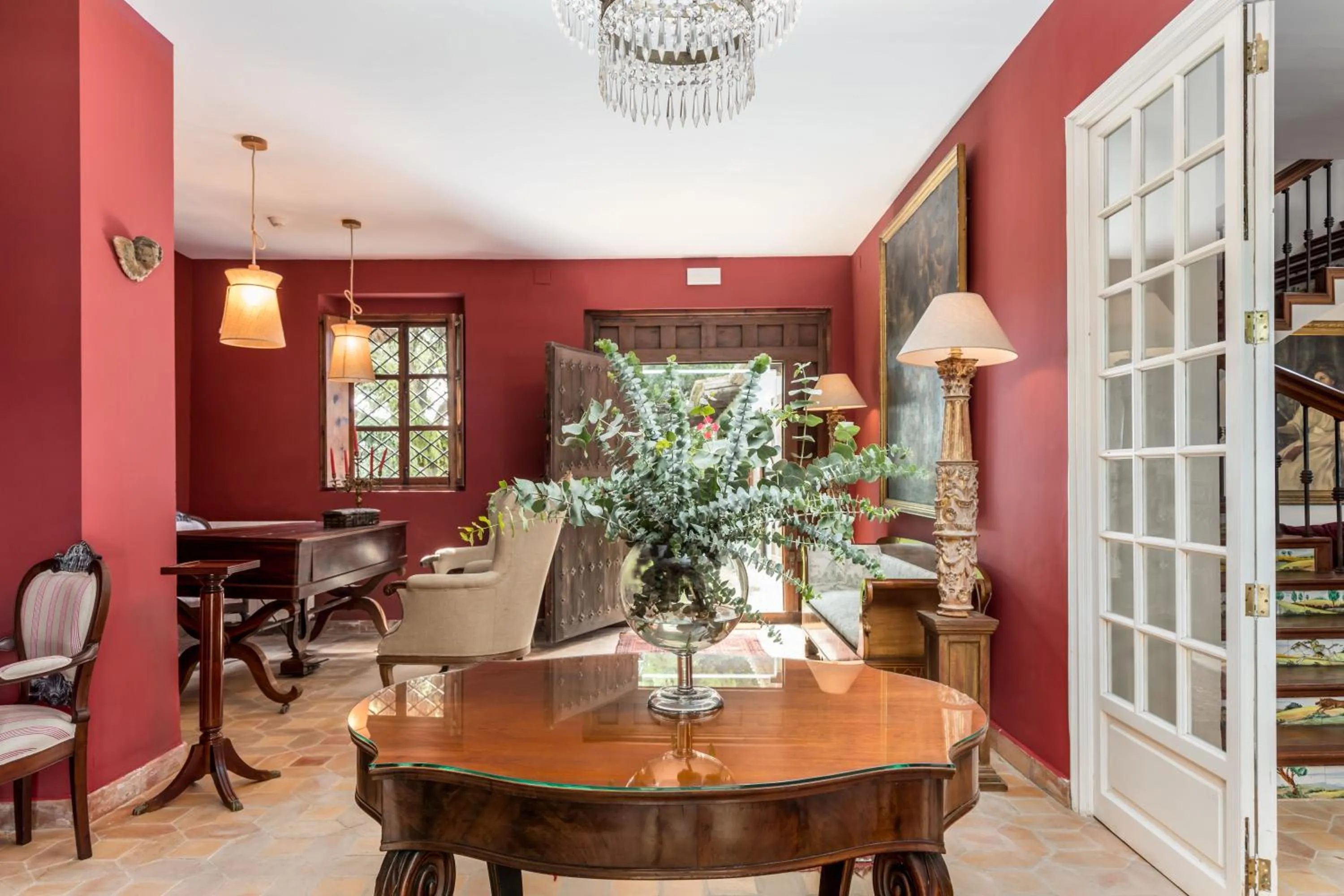 Lobby or reception in Alquería Calatrava B&B