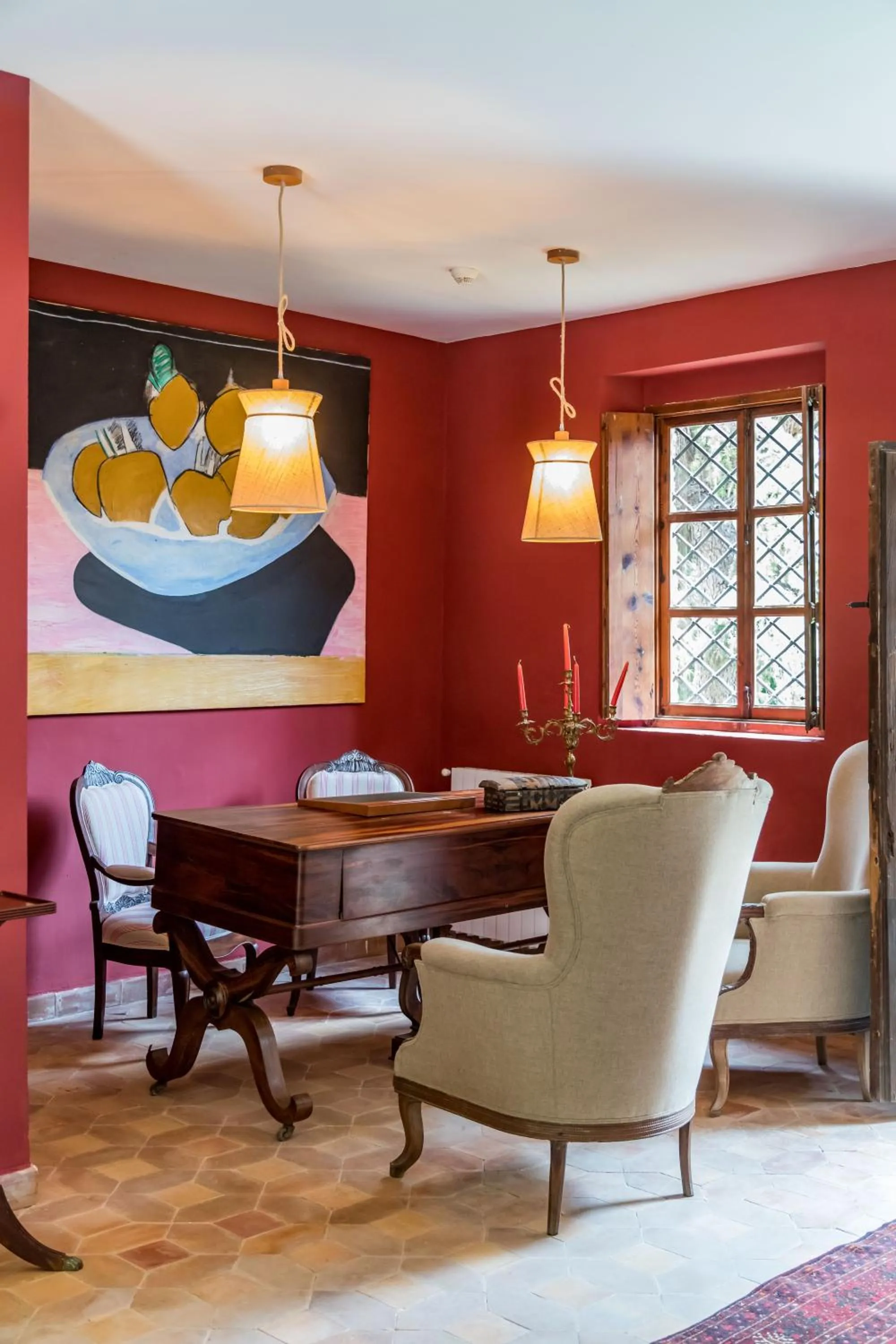 Lobby or reception in Alquería Calatrava B&B