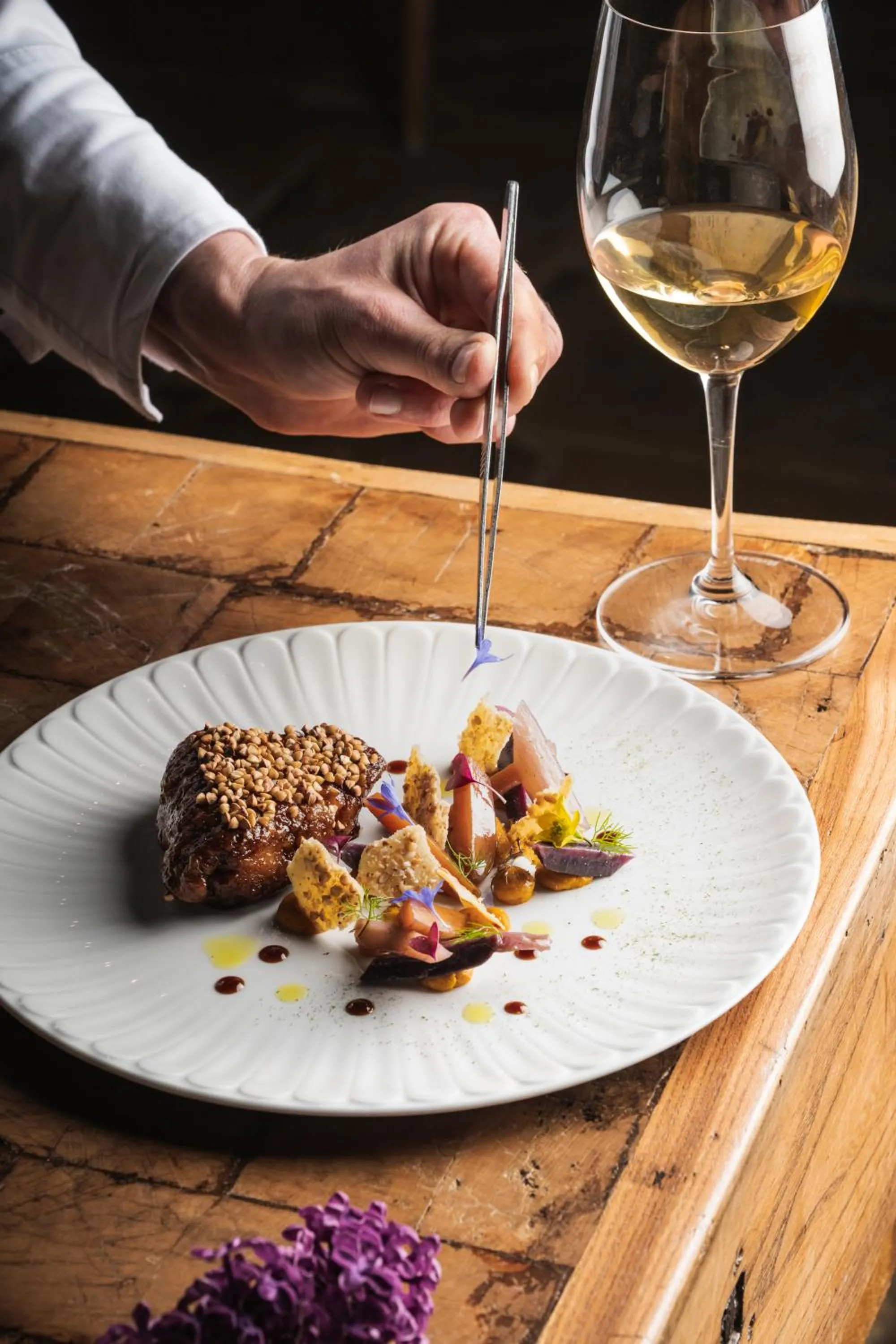 Meals in Domaine des Etangs, Auberge Collection