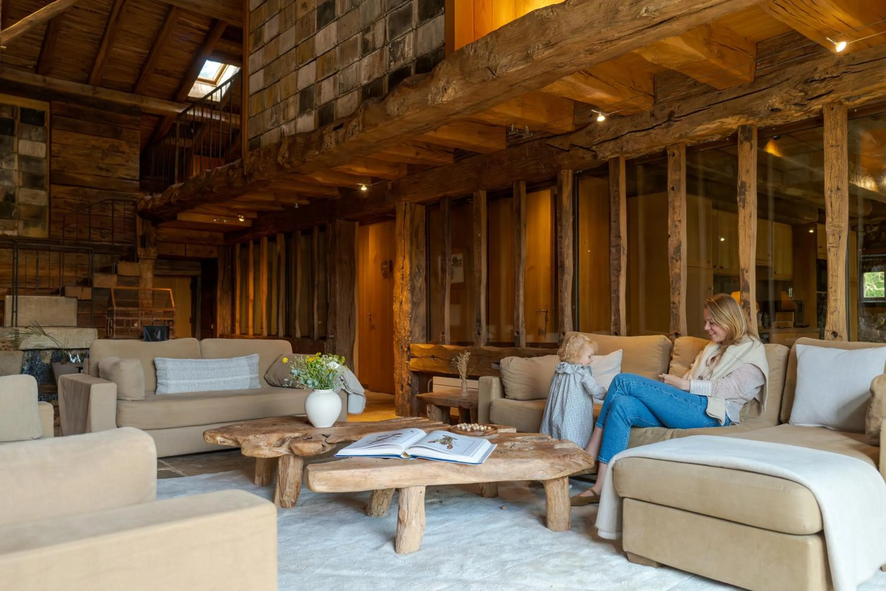 Living room in Domaine des Etangs, Auberge Collection