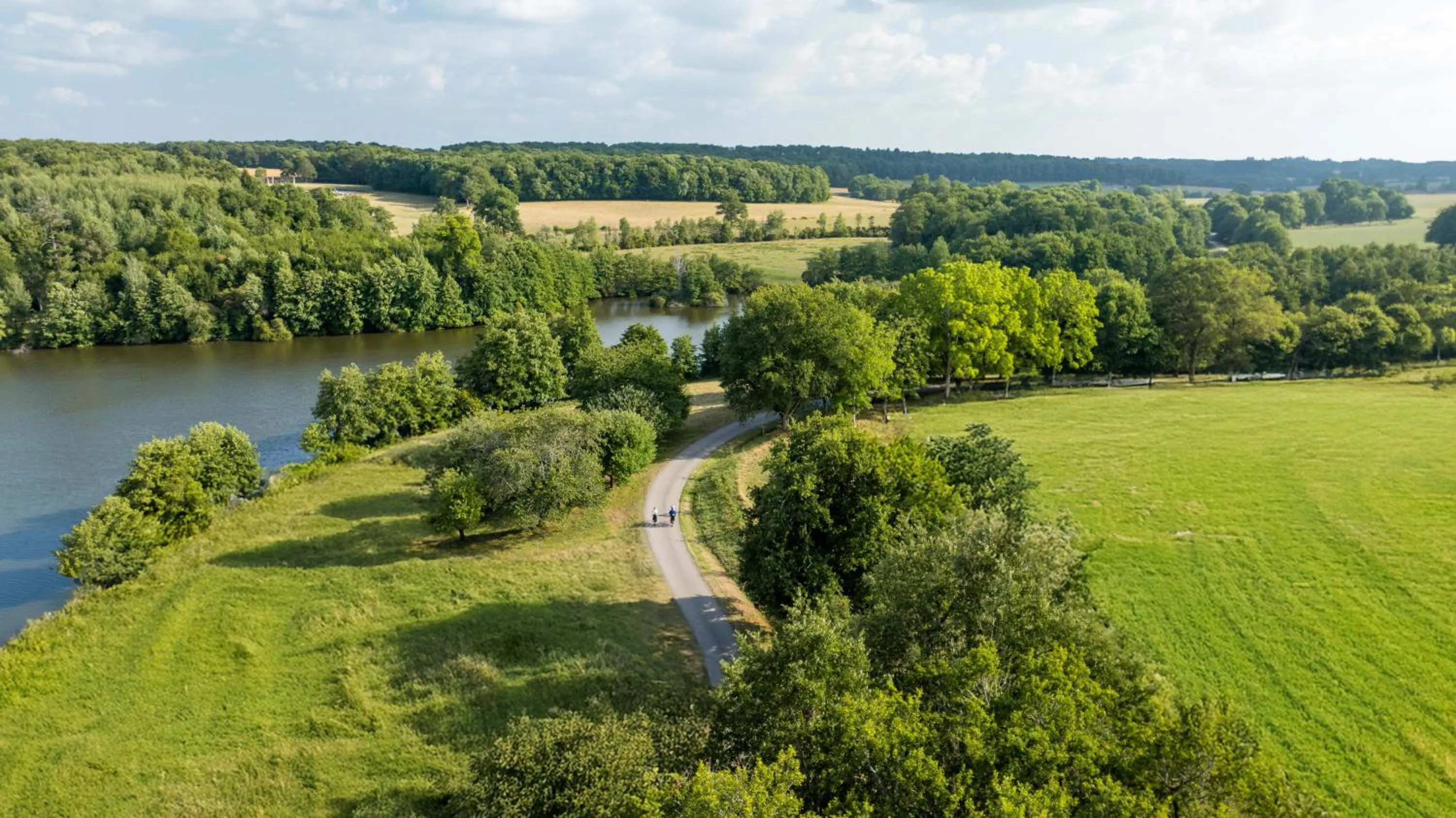 Natural landscape in Domaine des Etangs, Auberge Collection