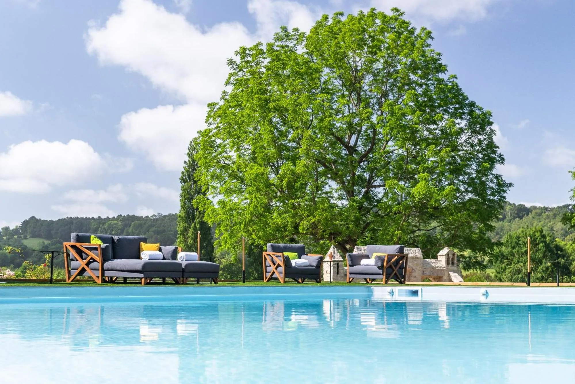 Swimming pool in Les Jardins de Coppélia