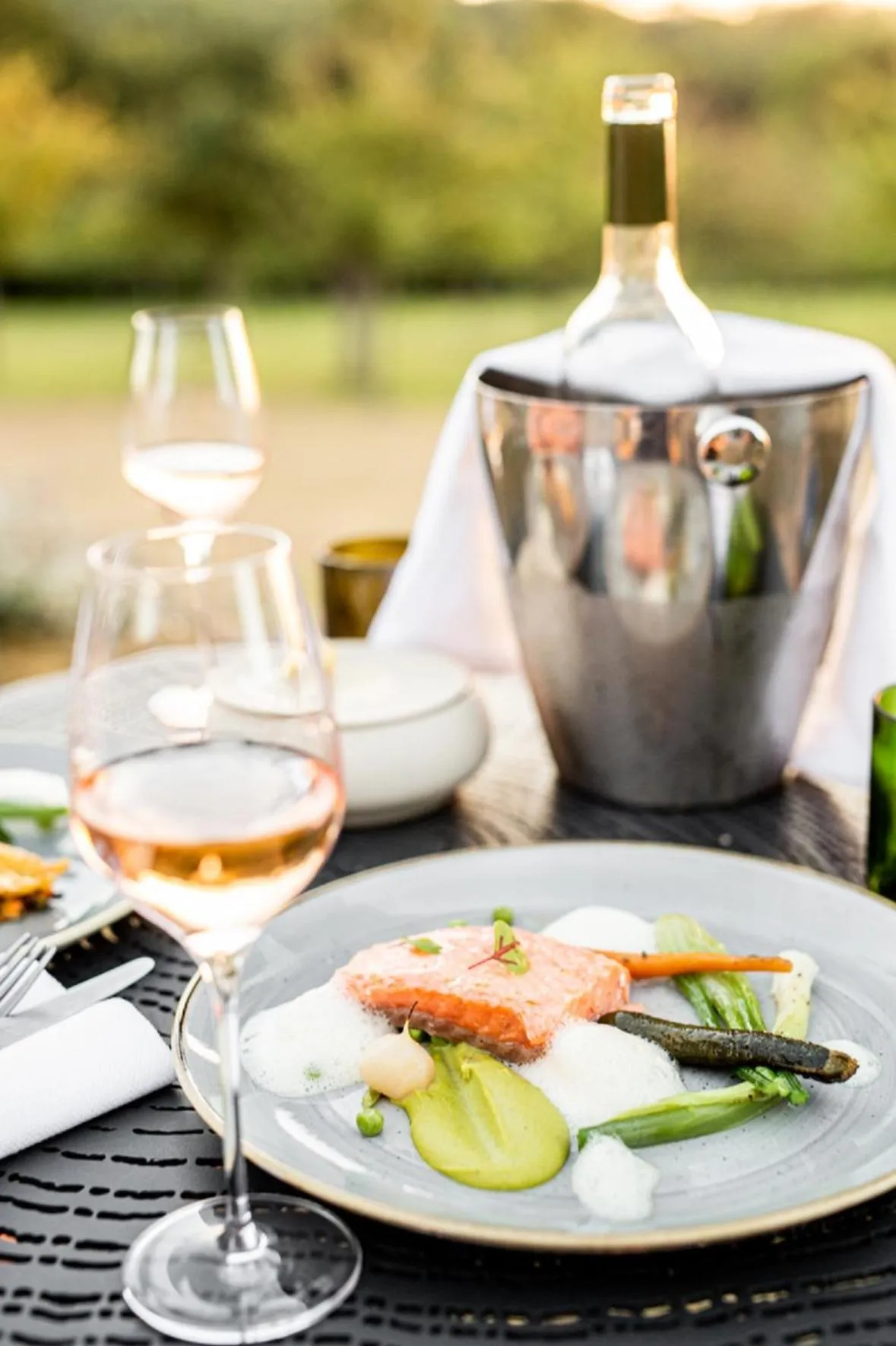 Food in Les Jardins de Coppélia