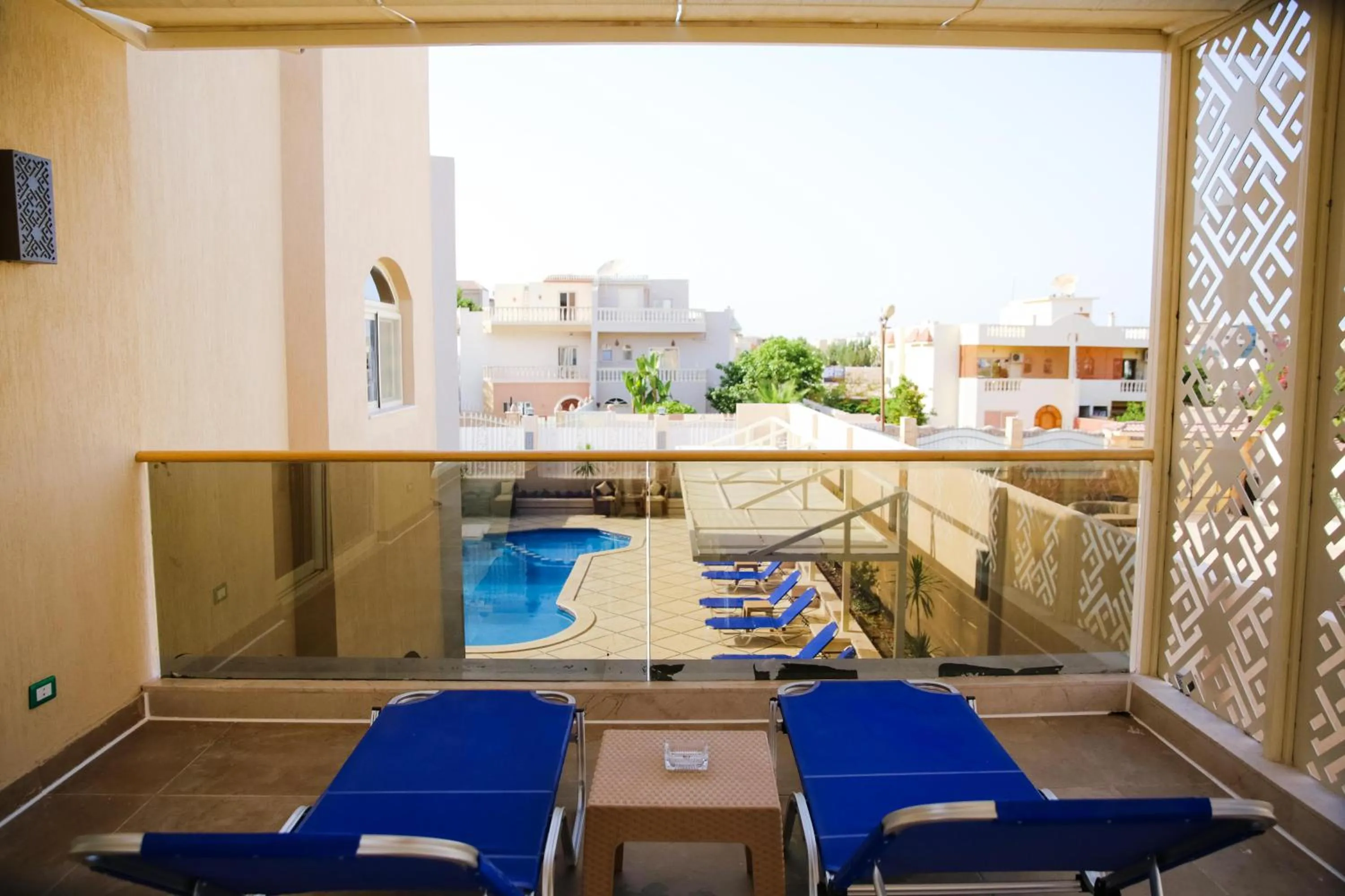 Pool view in Serenity Home Hurghada