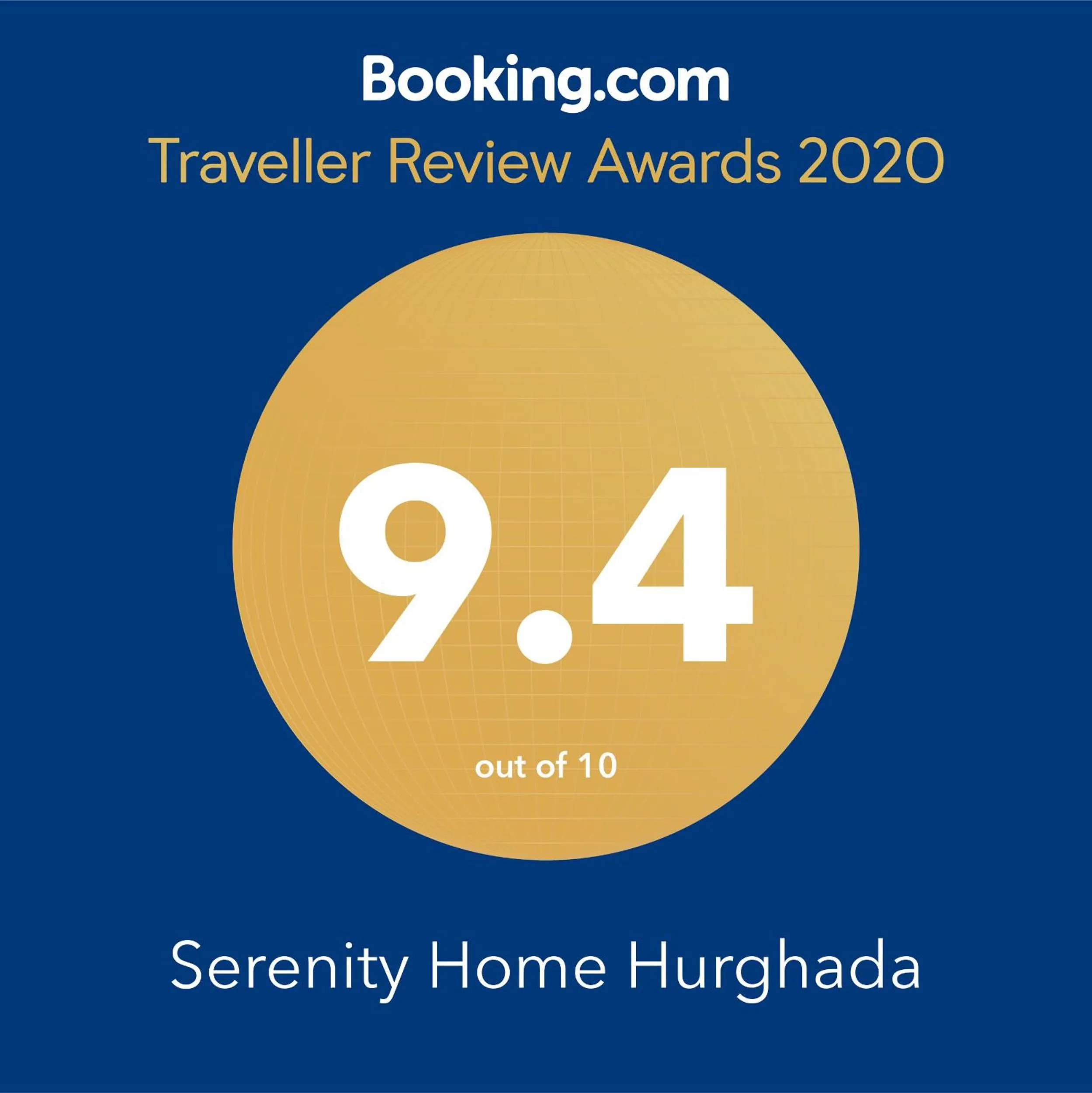 Certificate/Award in Serenity Home Hurghada