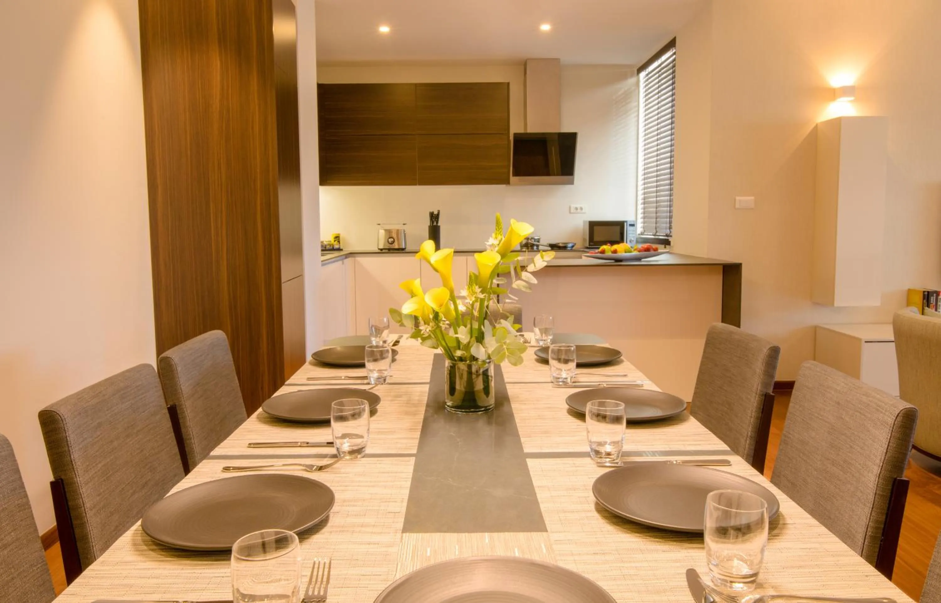 Kitchen or kitchenette in Bosmal Arjaan by Rotana