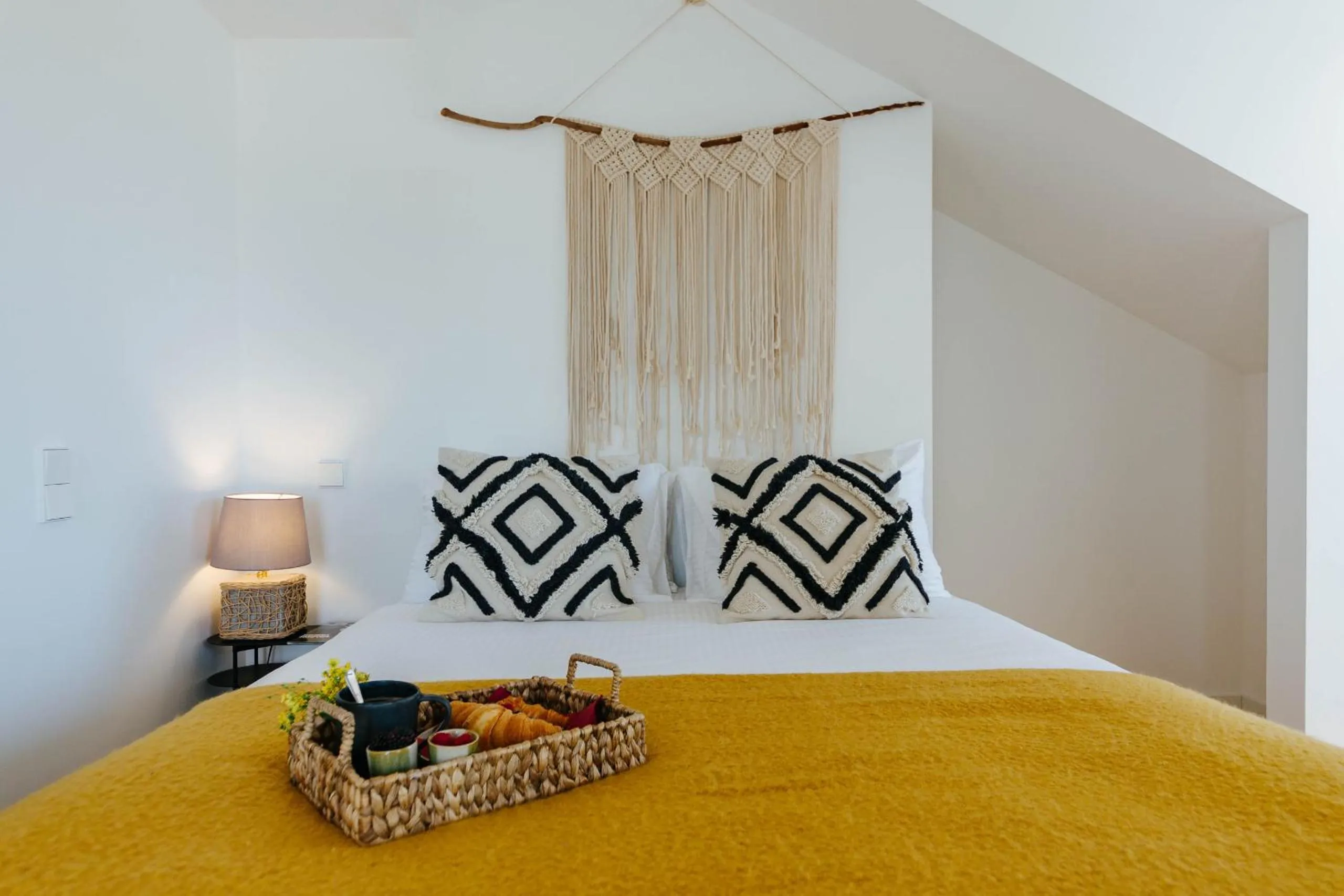 Bedroom, Bed in Boho Studio in Cais do Sodré