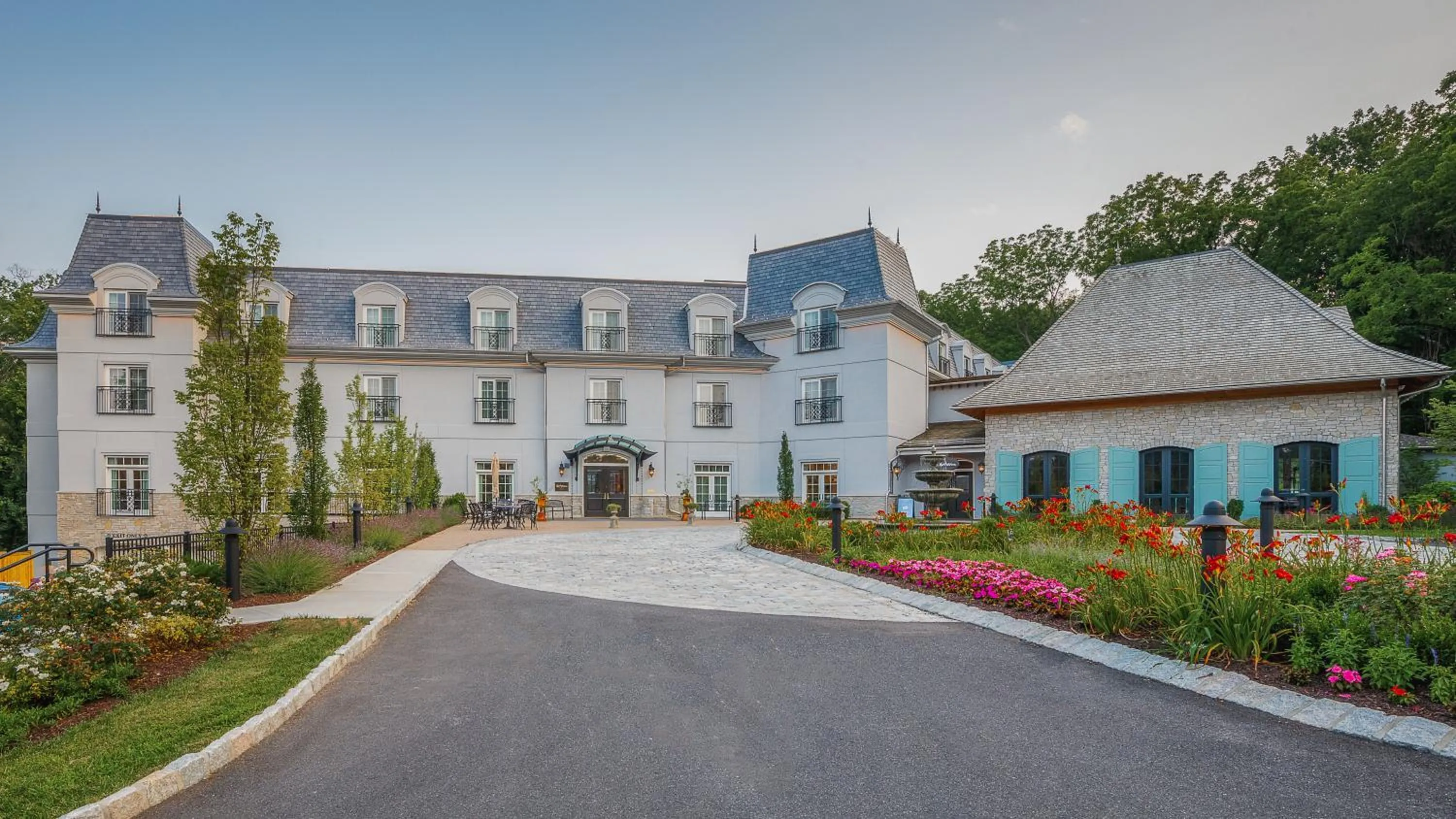 Property building in Mirbeau Inn & Spa, Rhinebeck