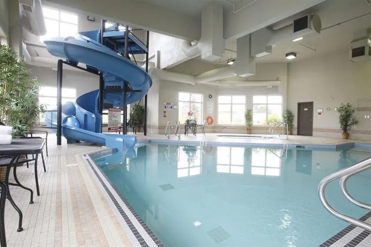 Pool view in Stonebridge Hotel Dawson Creek