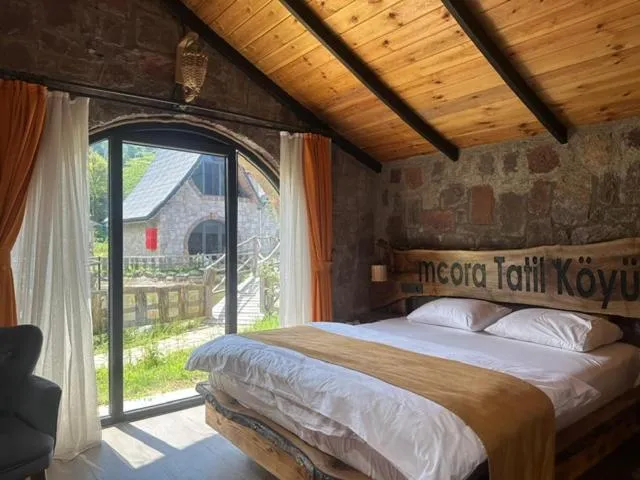 Bed in Mcora Tatil Köyü
