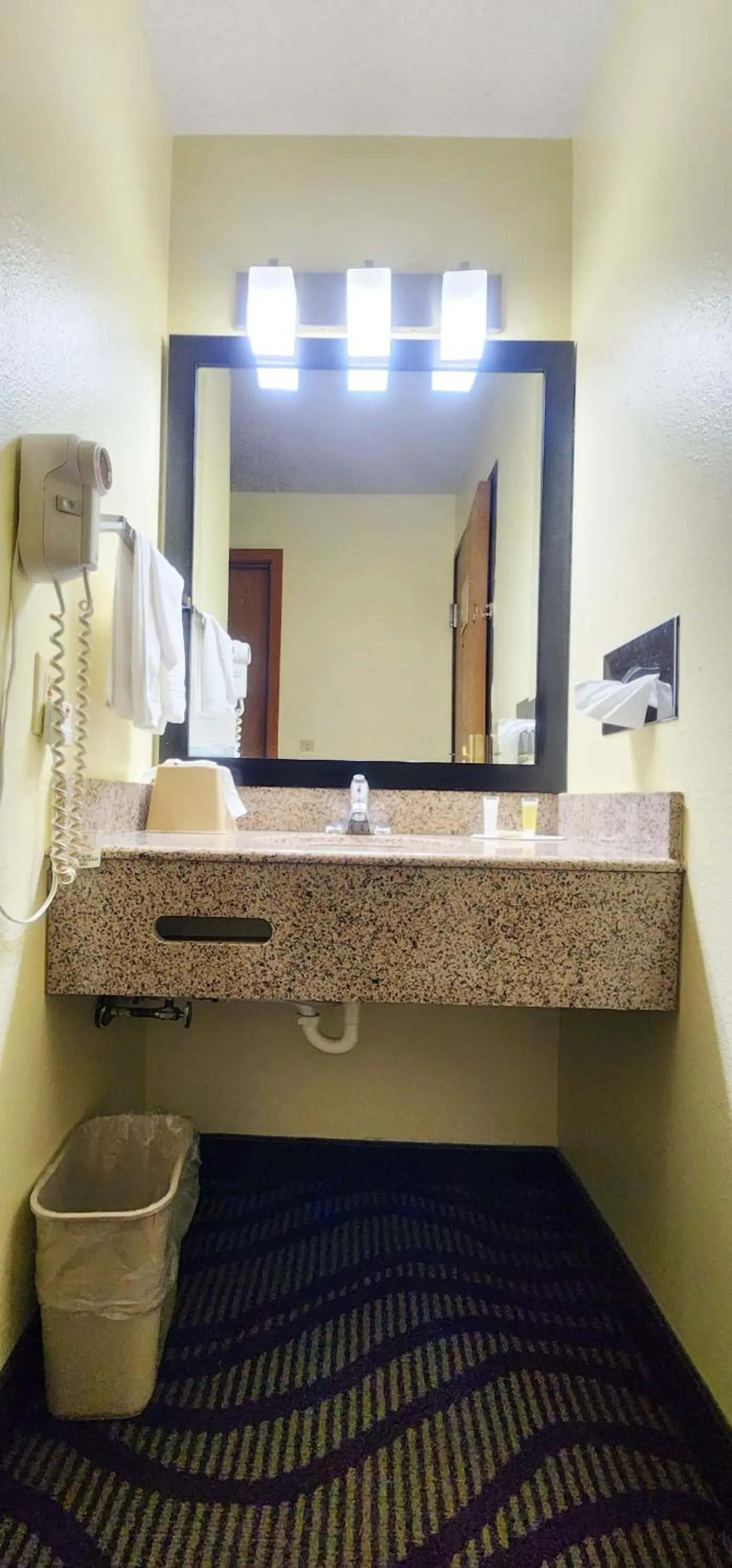 Bathroom in Super 8 by Wyndham Newton