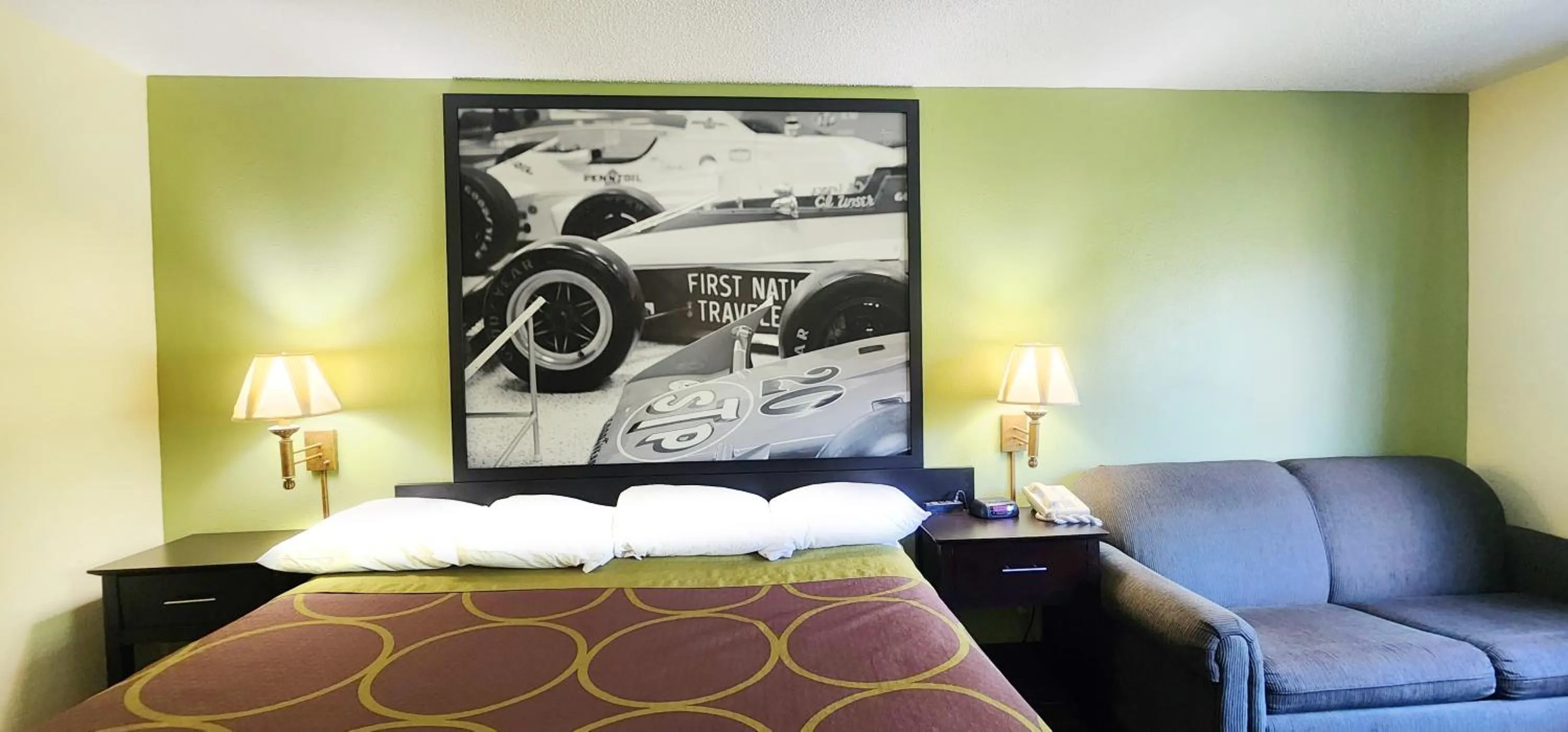 Bed in Super 8 by Wyndham Newton