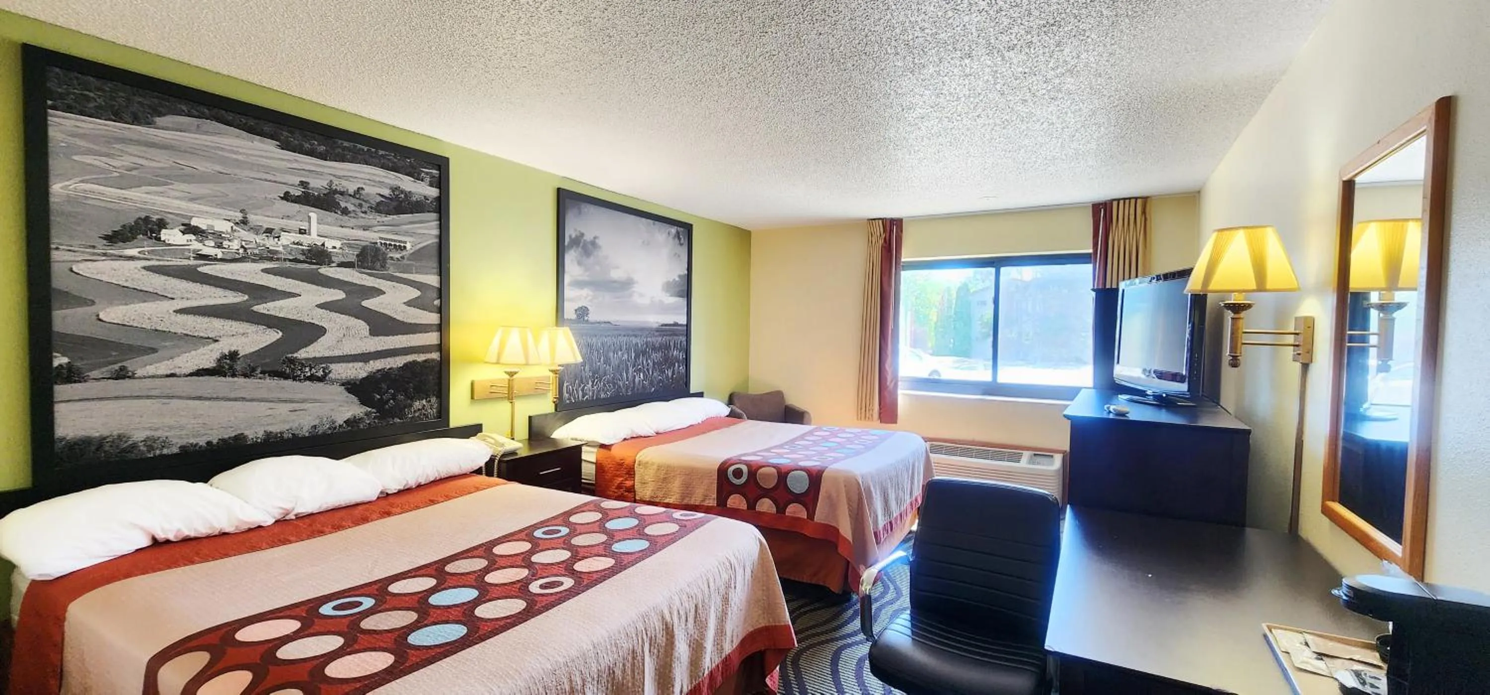 Bed in Super 8 by Wyndham Newton