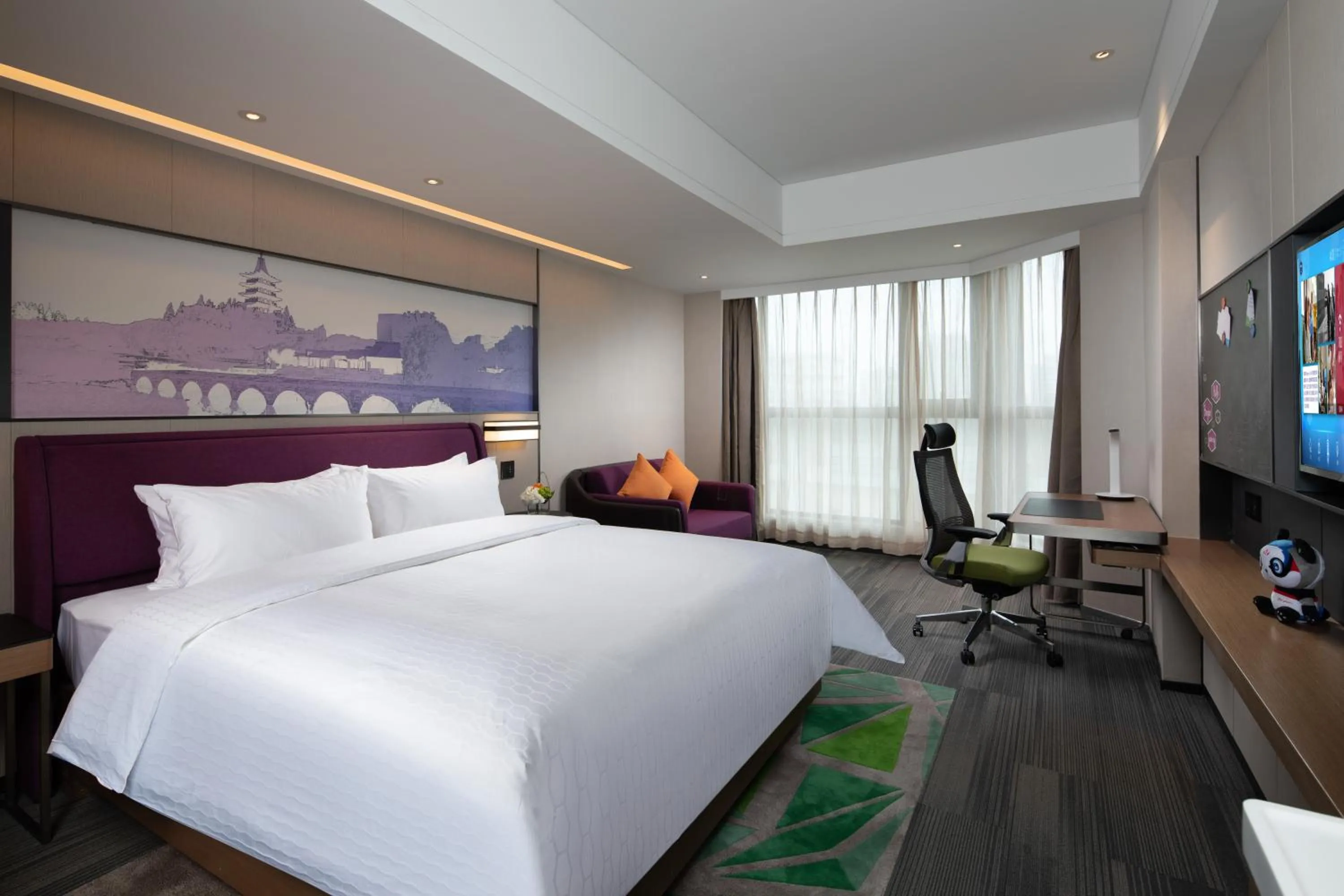 Photo of the whole room, Bed in Hampton by Hilton Yixing Renmin Middle Road Branch