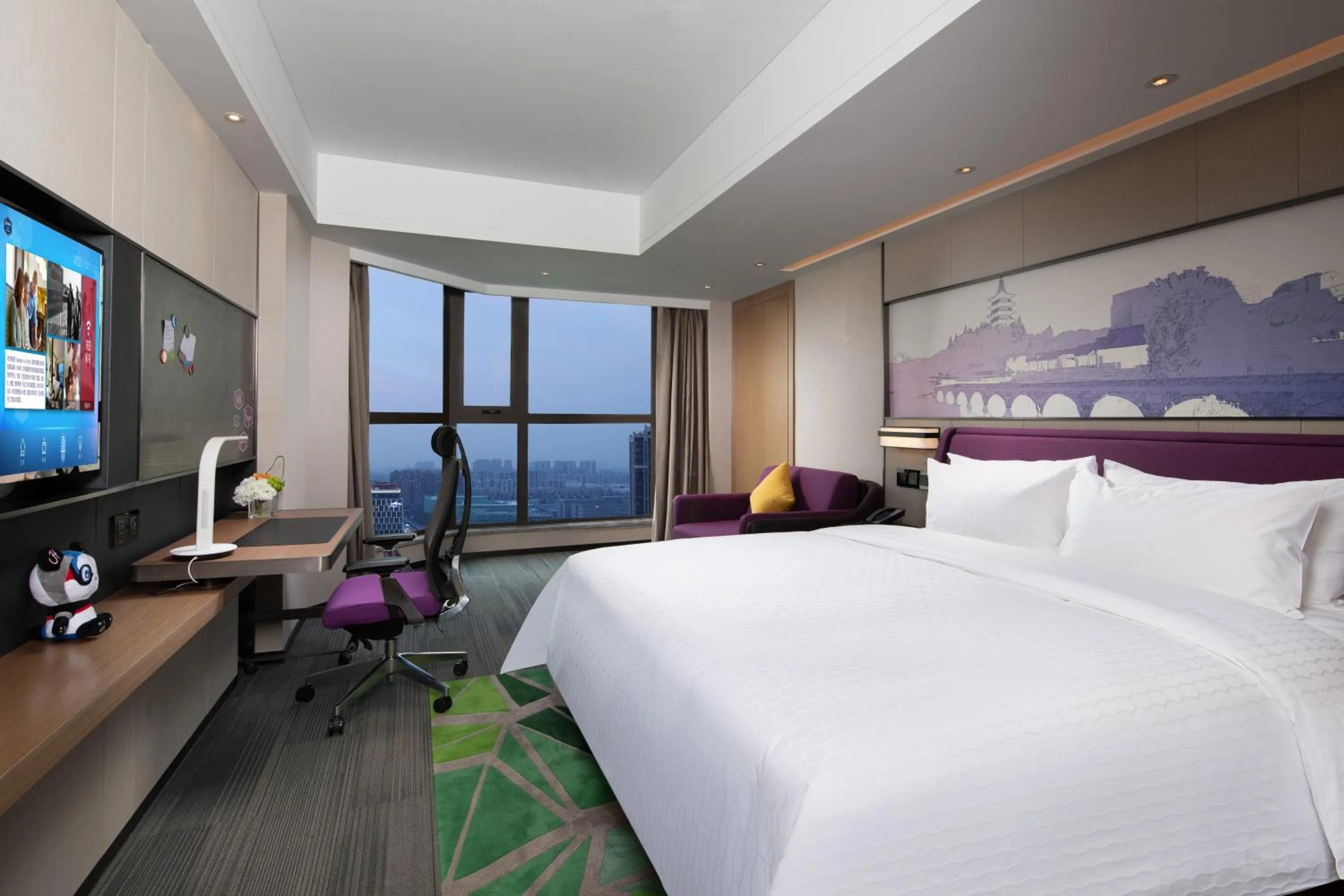 Photo of the whole room, Bed in Hampton by Hilton Yixing Renmin Middle Road Branch