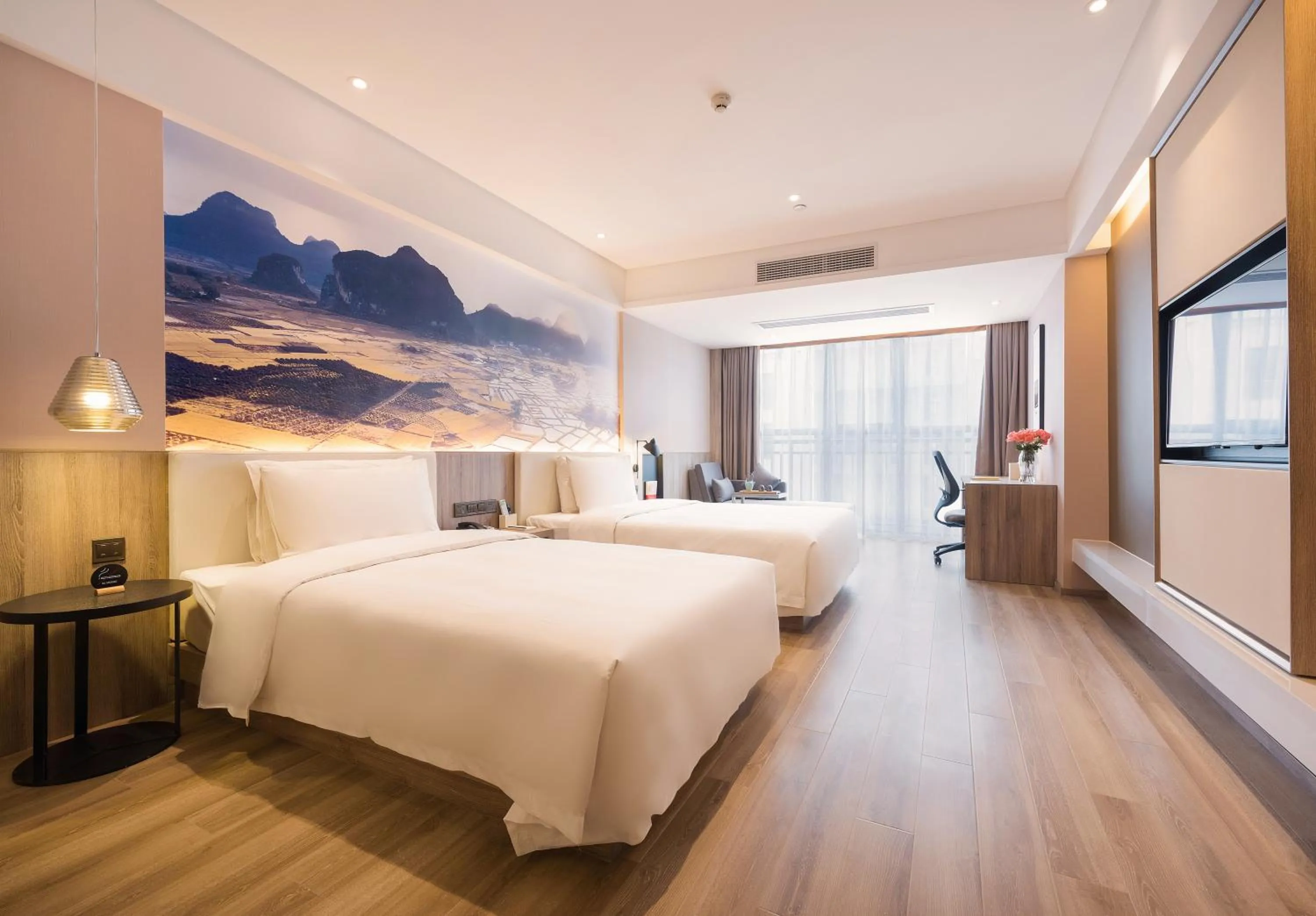 Bed in Atour Hotel Guilin North Railway Station