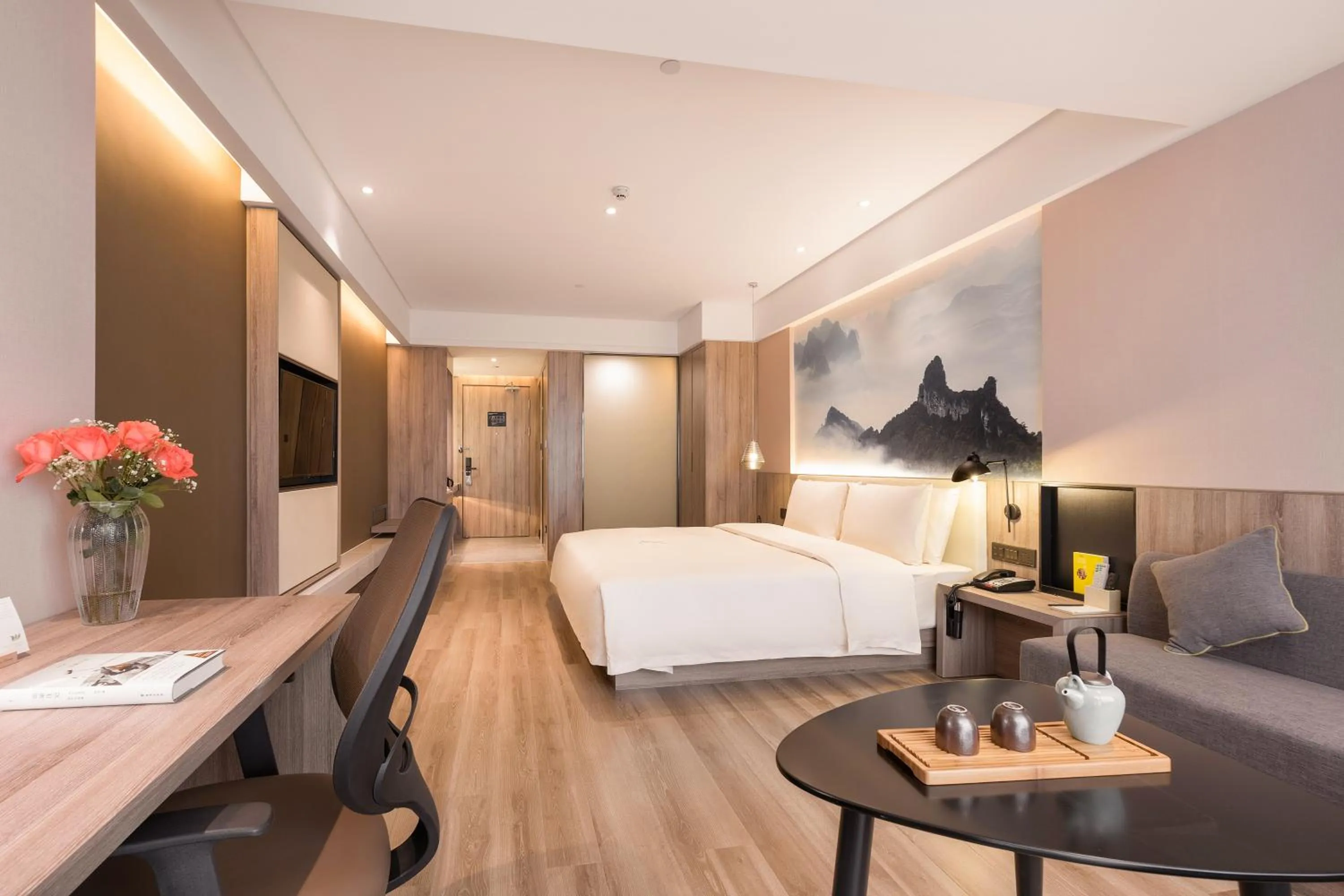 Bed in Atour Hotel Guilin North Railway Station