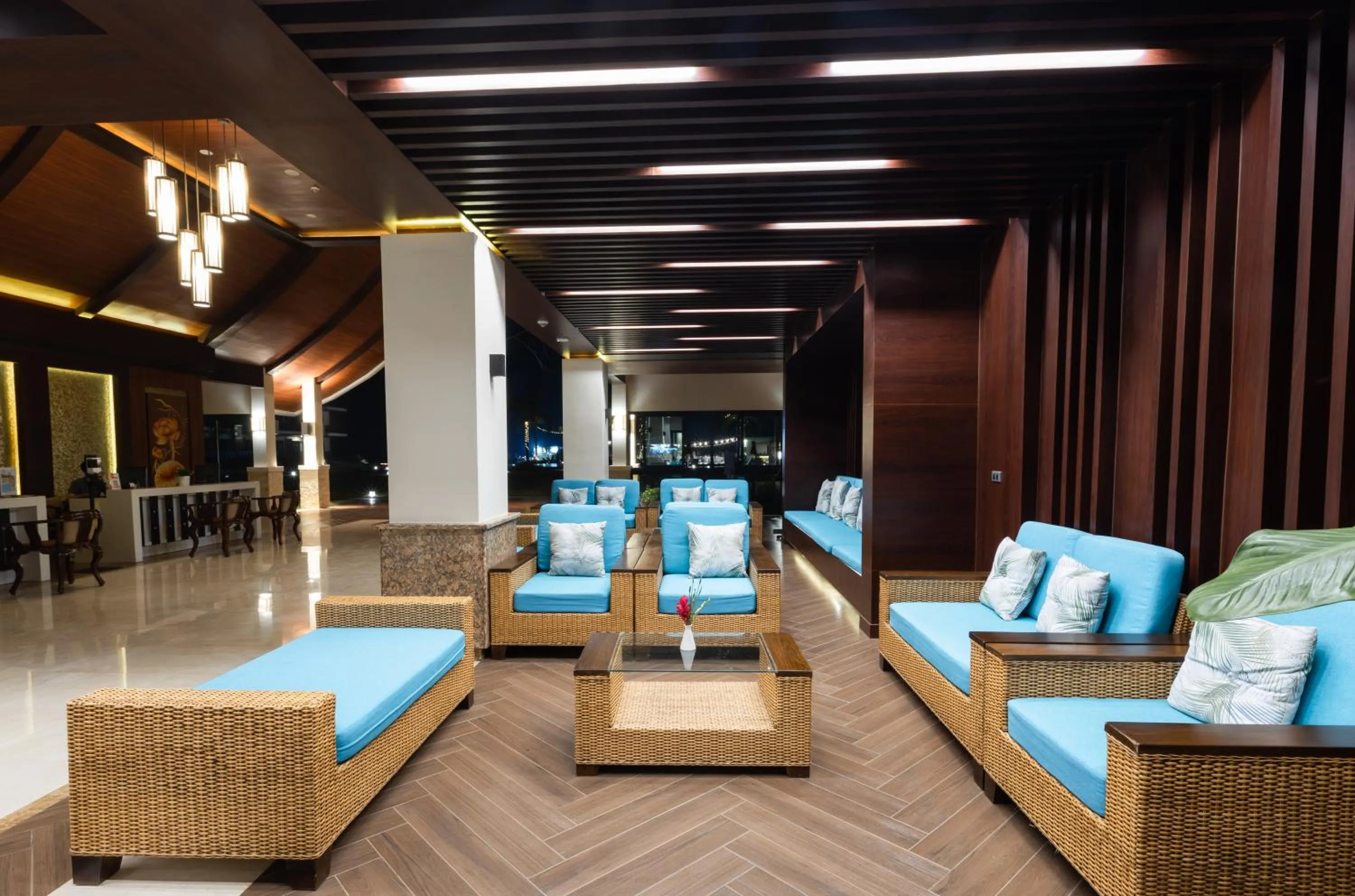 Lobby or reception in Tmark Resort Vangvieng