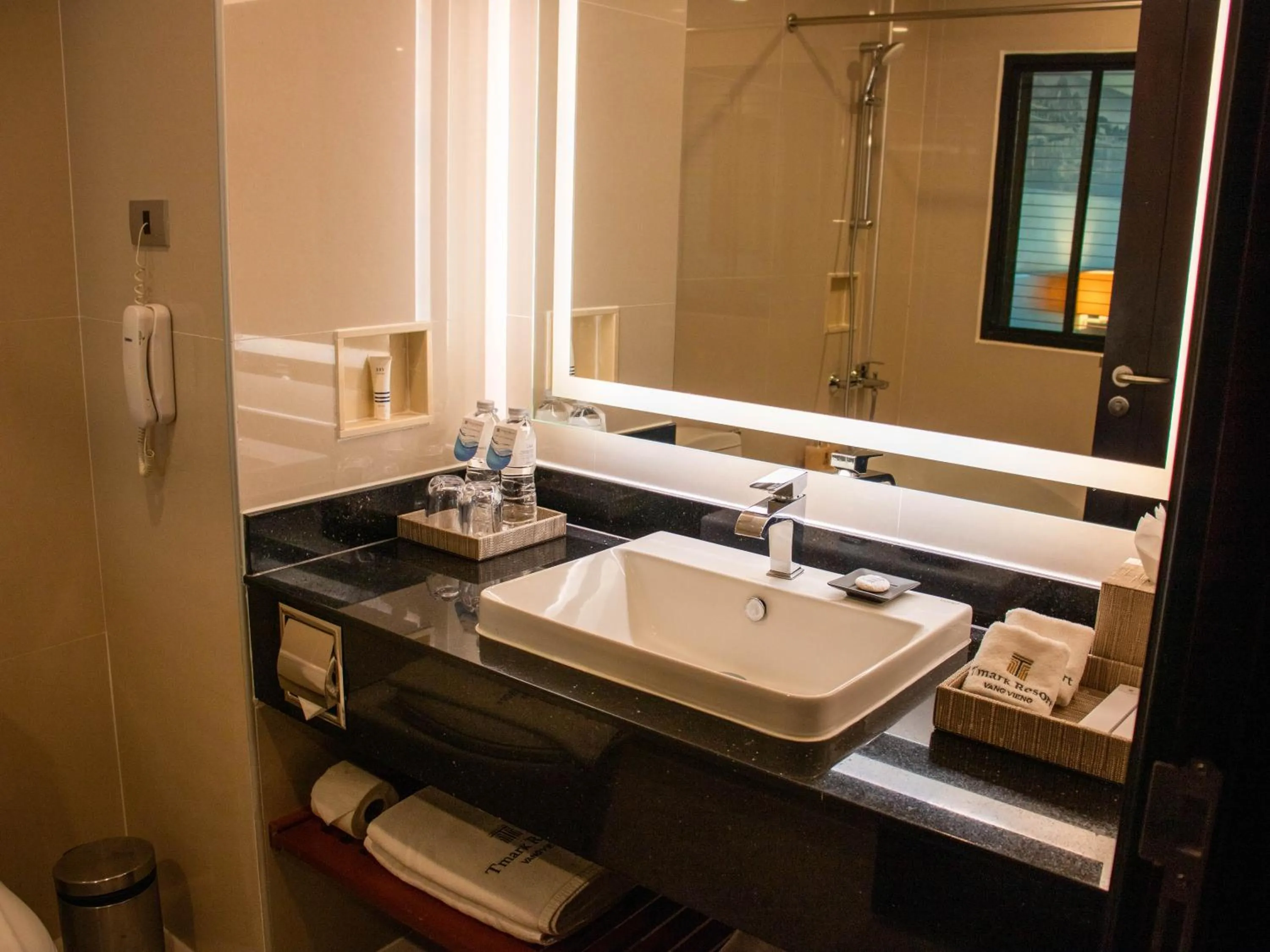 Bathroom in Tmark Resort Vangvieng