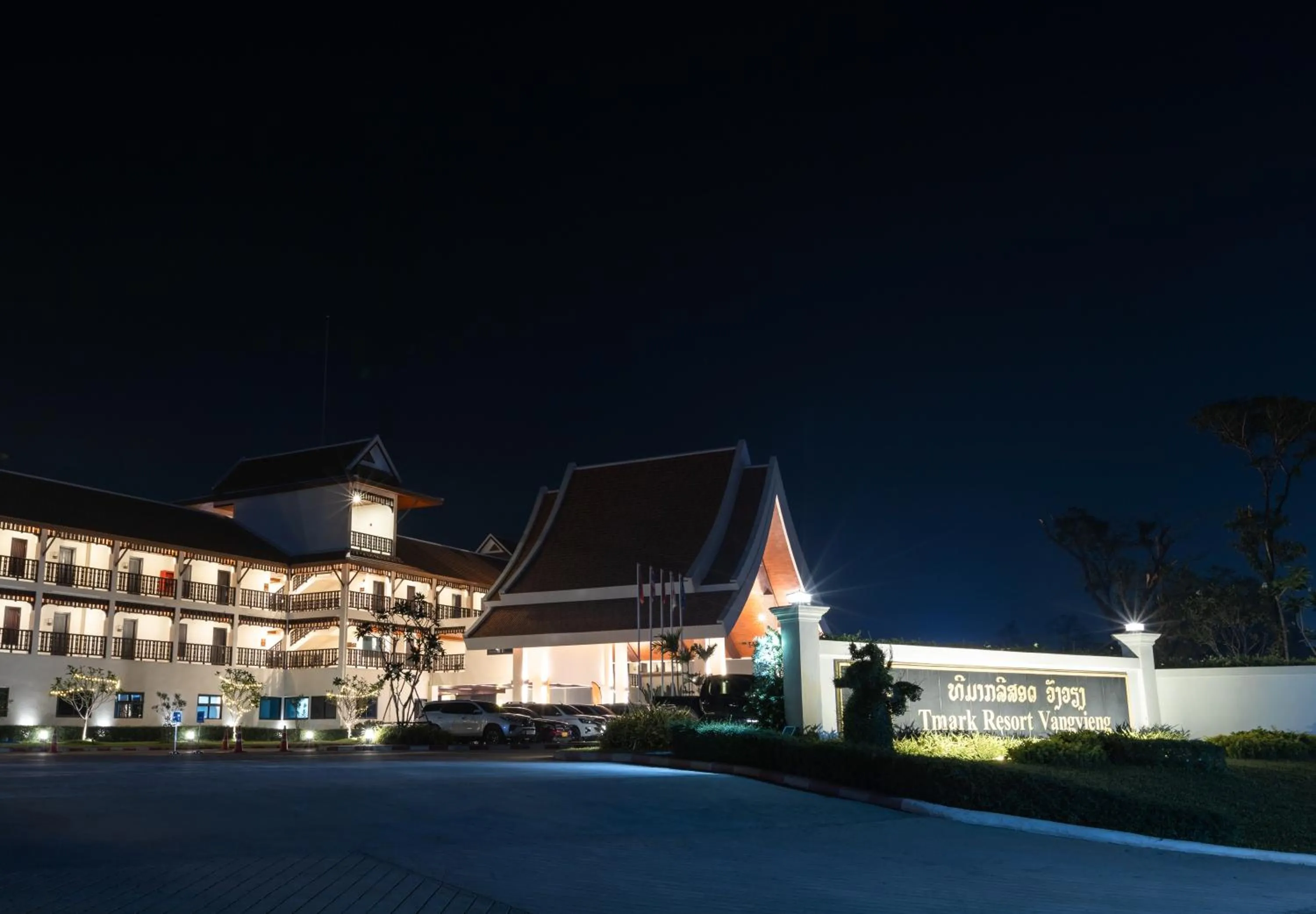 Property building in Tmark Resort Vangvieng