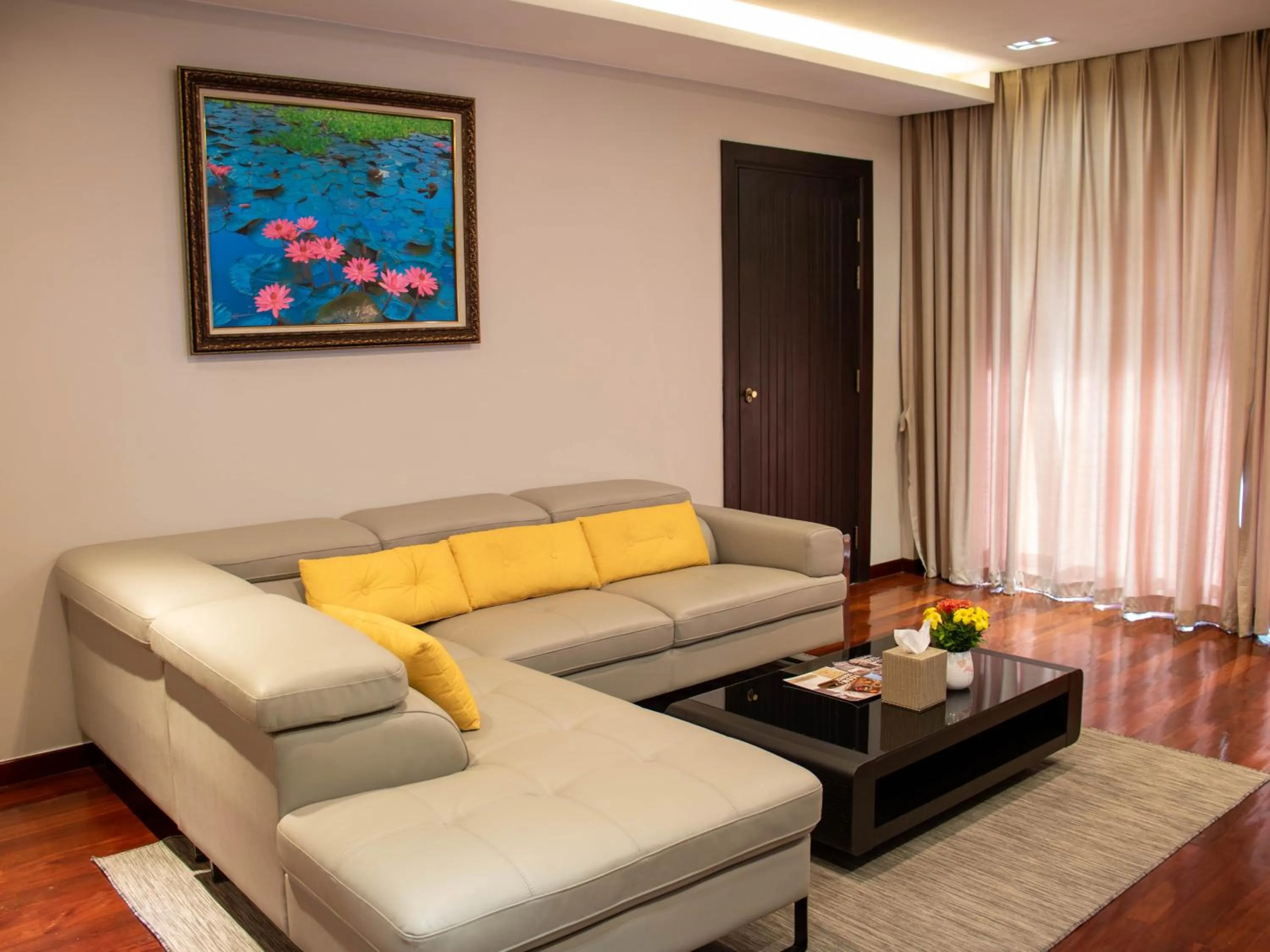 Living room in Tmark Resort Vangvieng