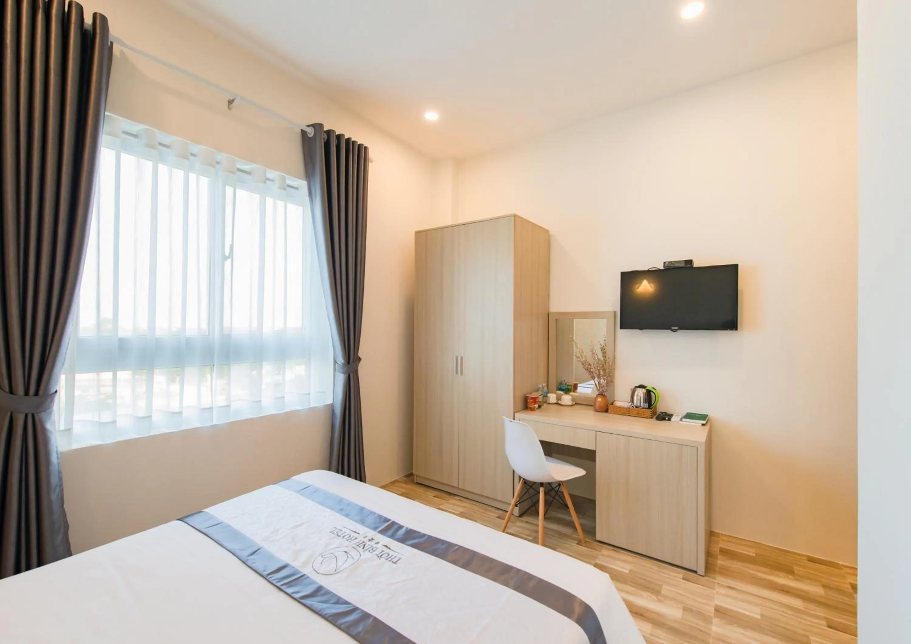 Bed in Thoi Binh Hotel