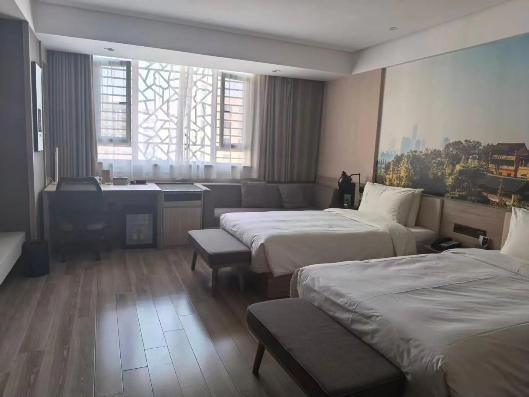 Bed in Atour Hotel Confucius Temple Nanjing