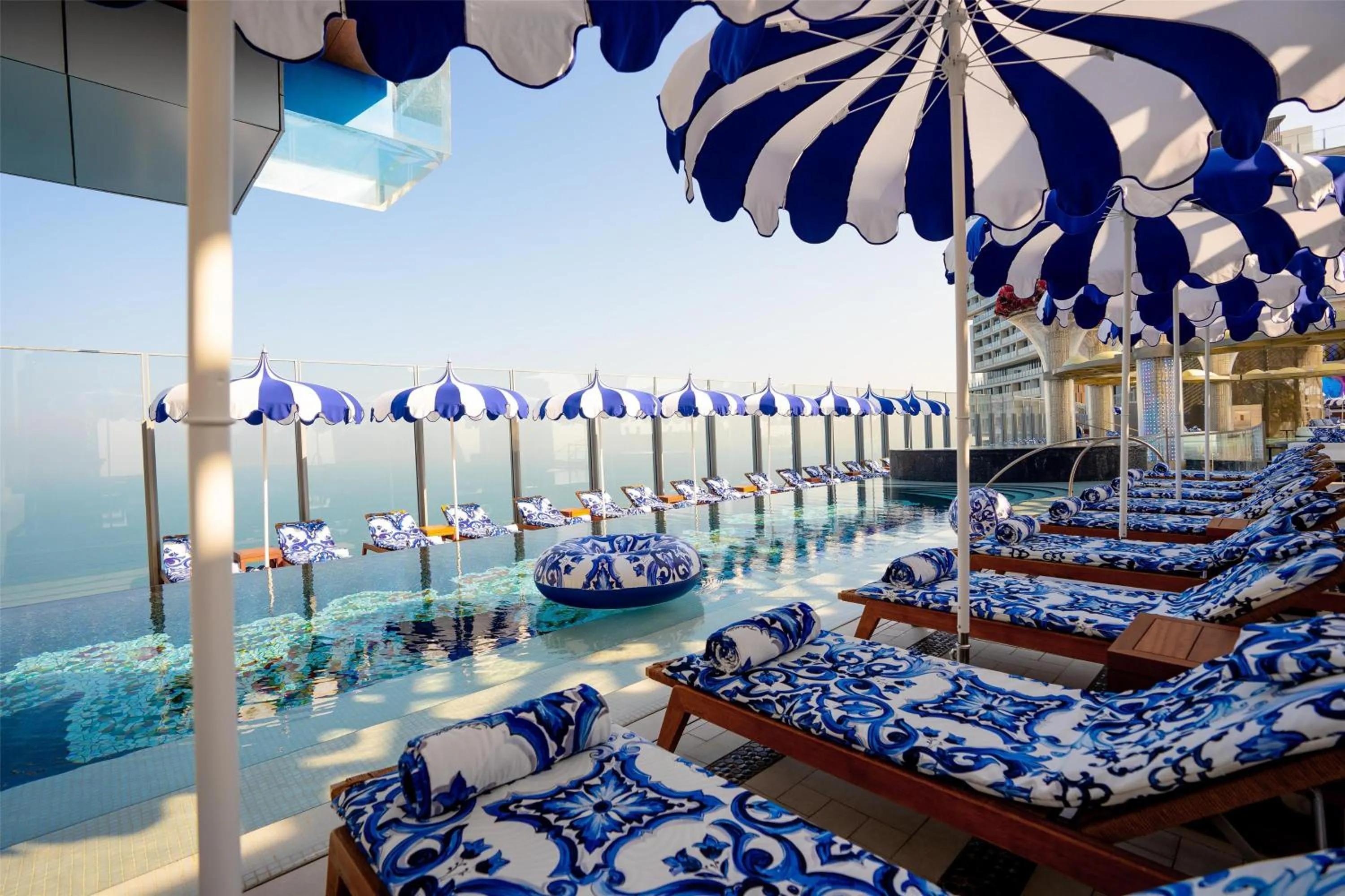 Pool view in Atlantis The Royal