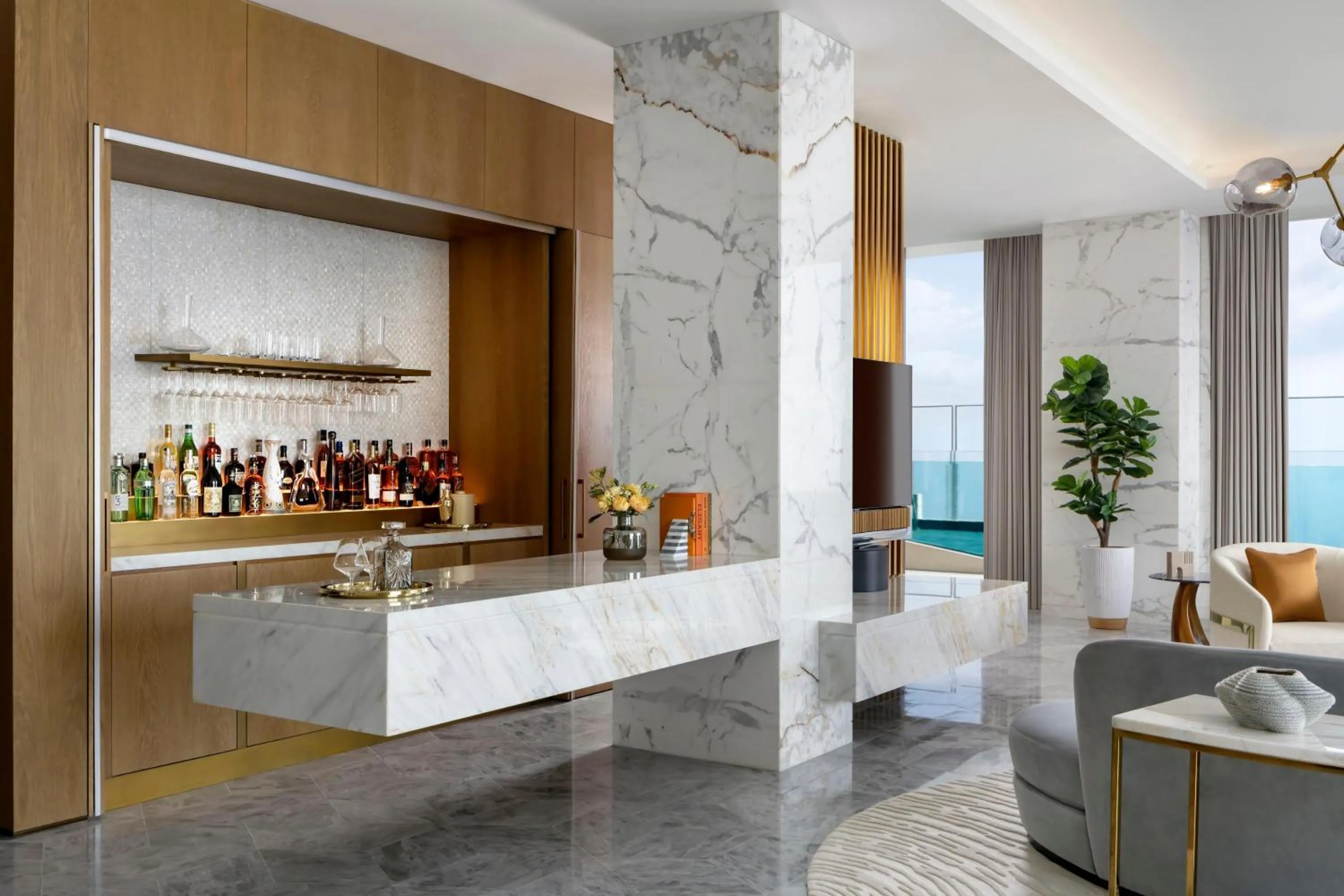 Photo of the whole room in Atlantis The Royal