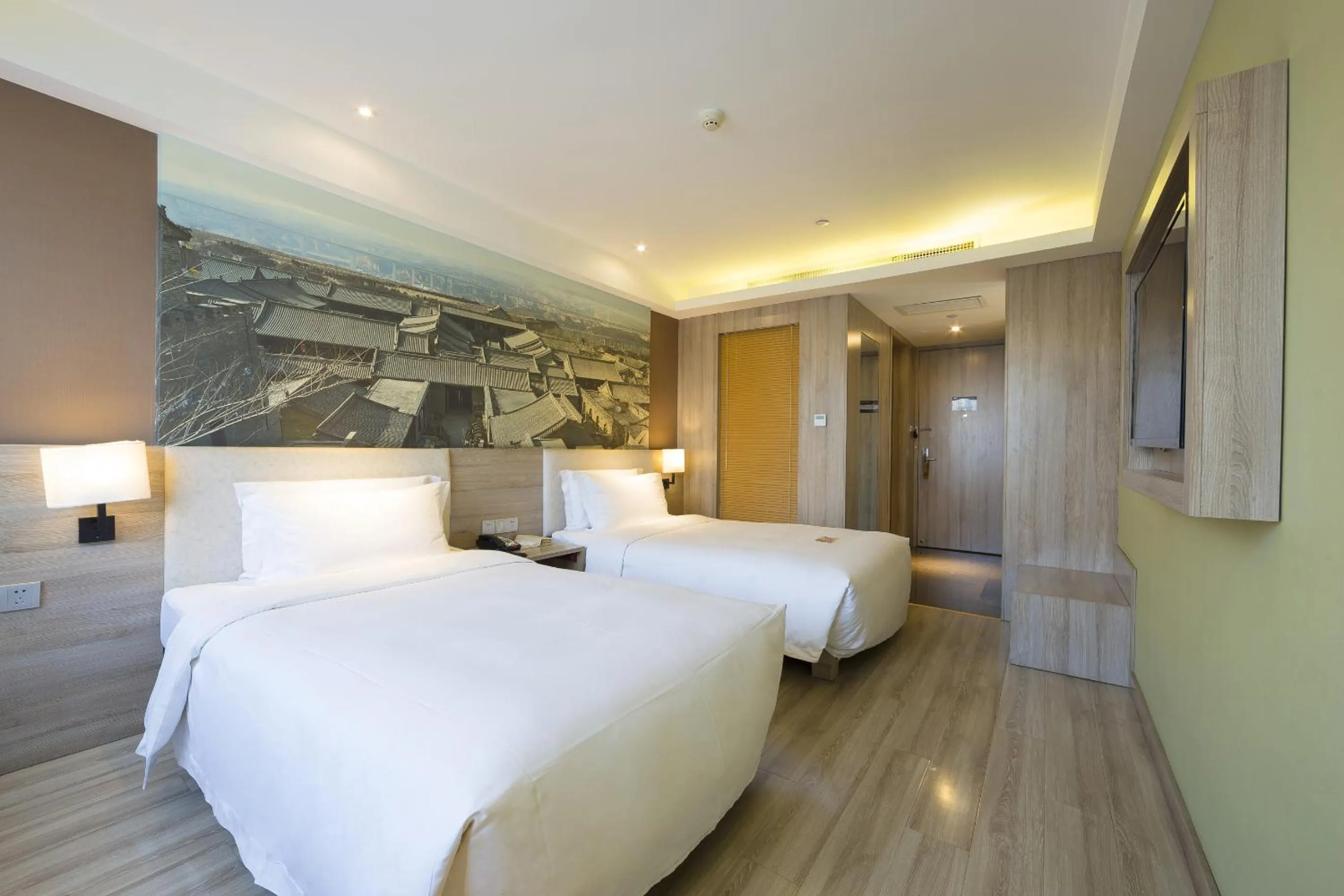 Bed in Atour Hotel (Taiyuan Zonggai Shifanqu)