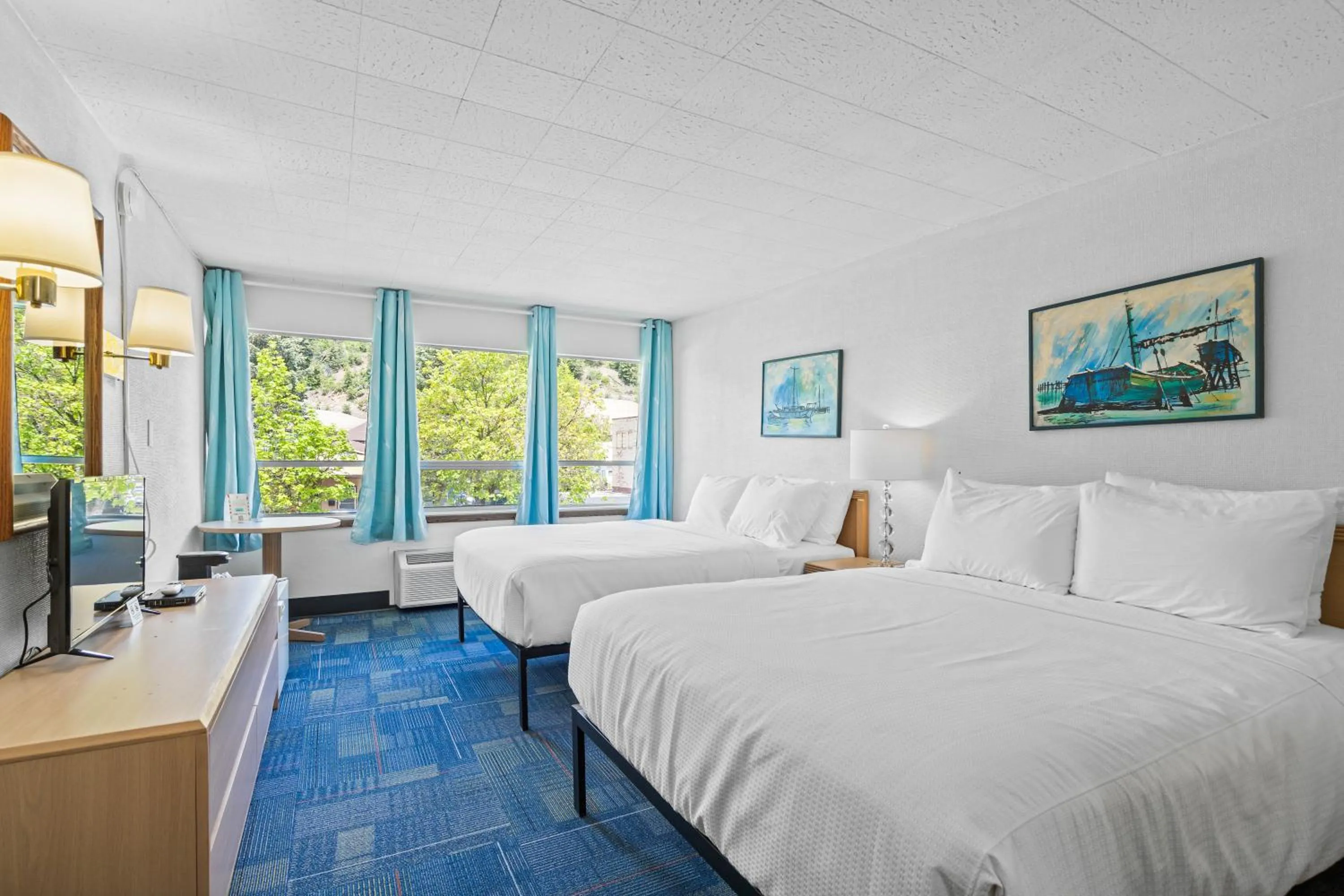 Bedroom, Bed in Stardust Motel Wallace